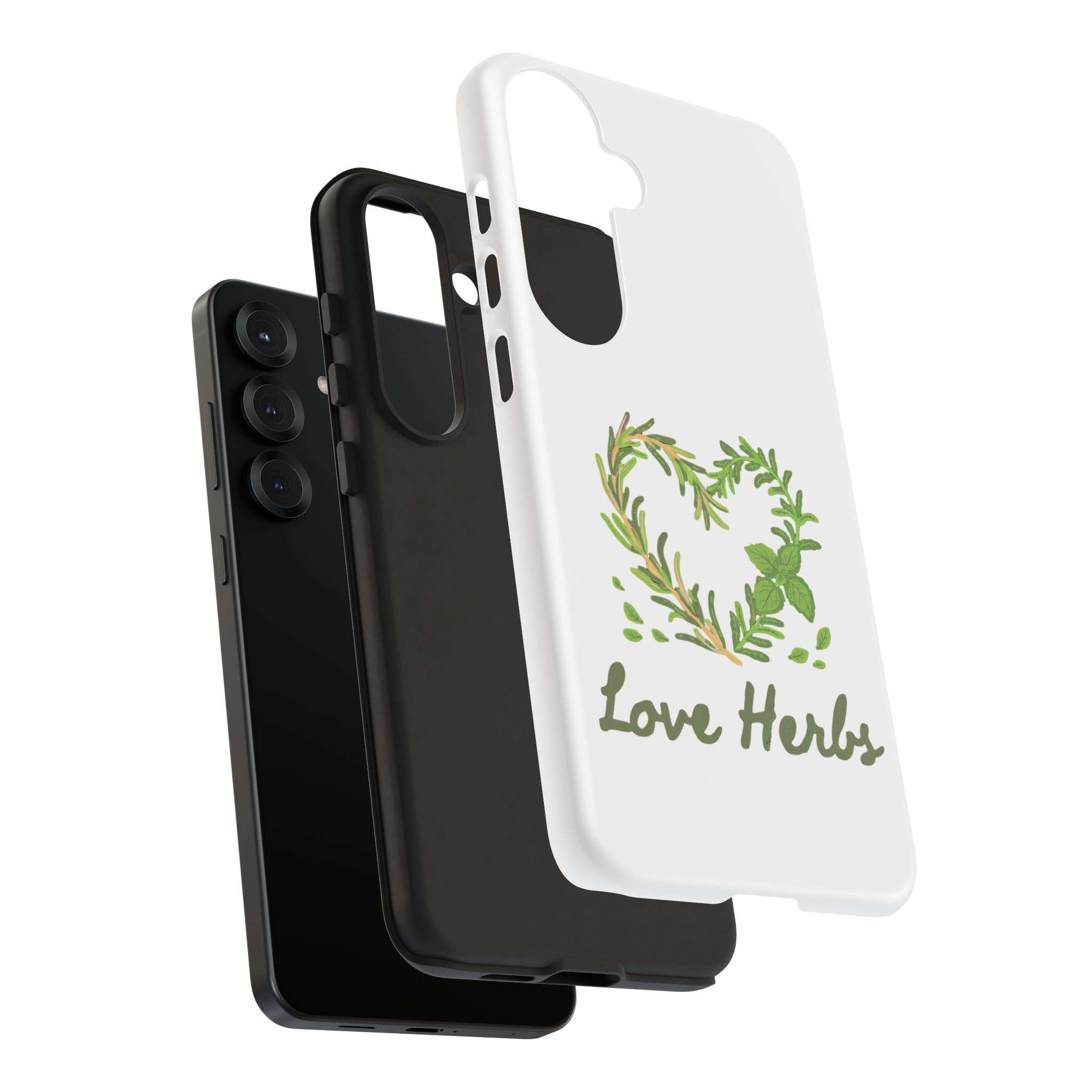 Herb Heart Phone Case - "Love Herbs" Botanical iPhone Cover