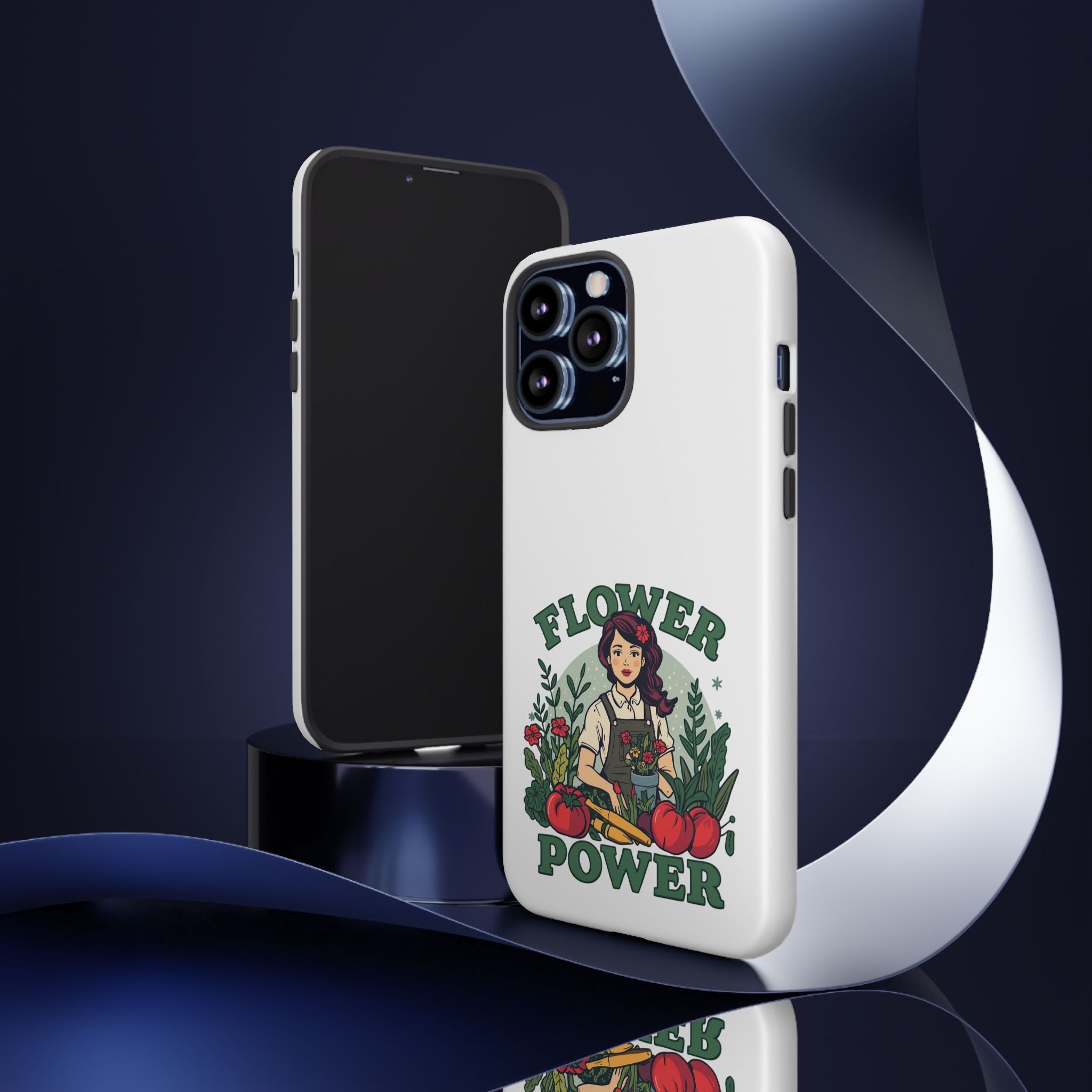 Phone Case - 'Flower Power' Retro Gardener Floral Protective Case