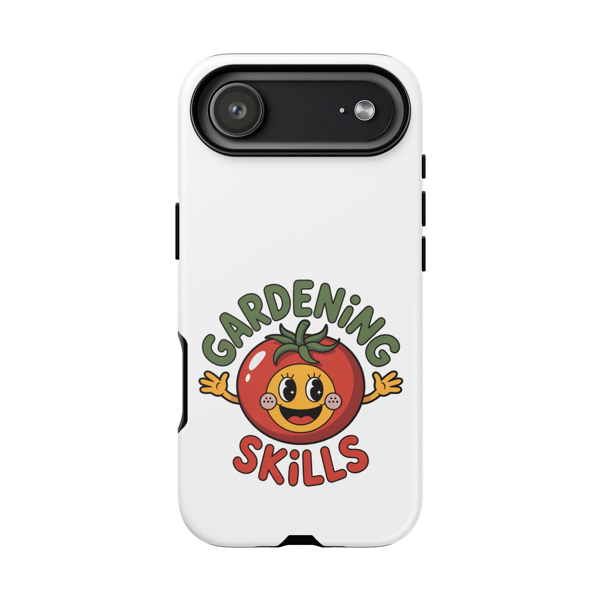 Gardening Skills Phone Case — Cute Tomato Plant Lover Protective Cover