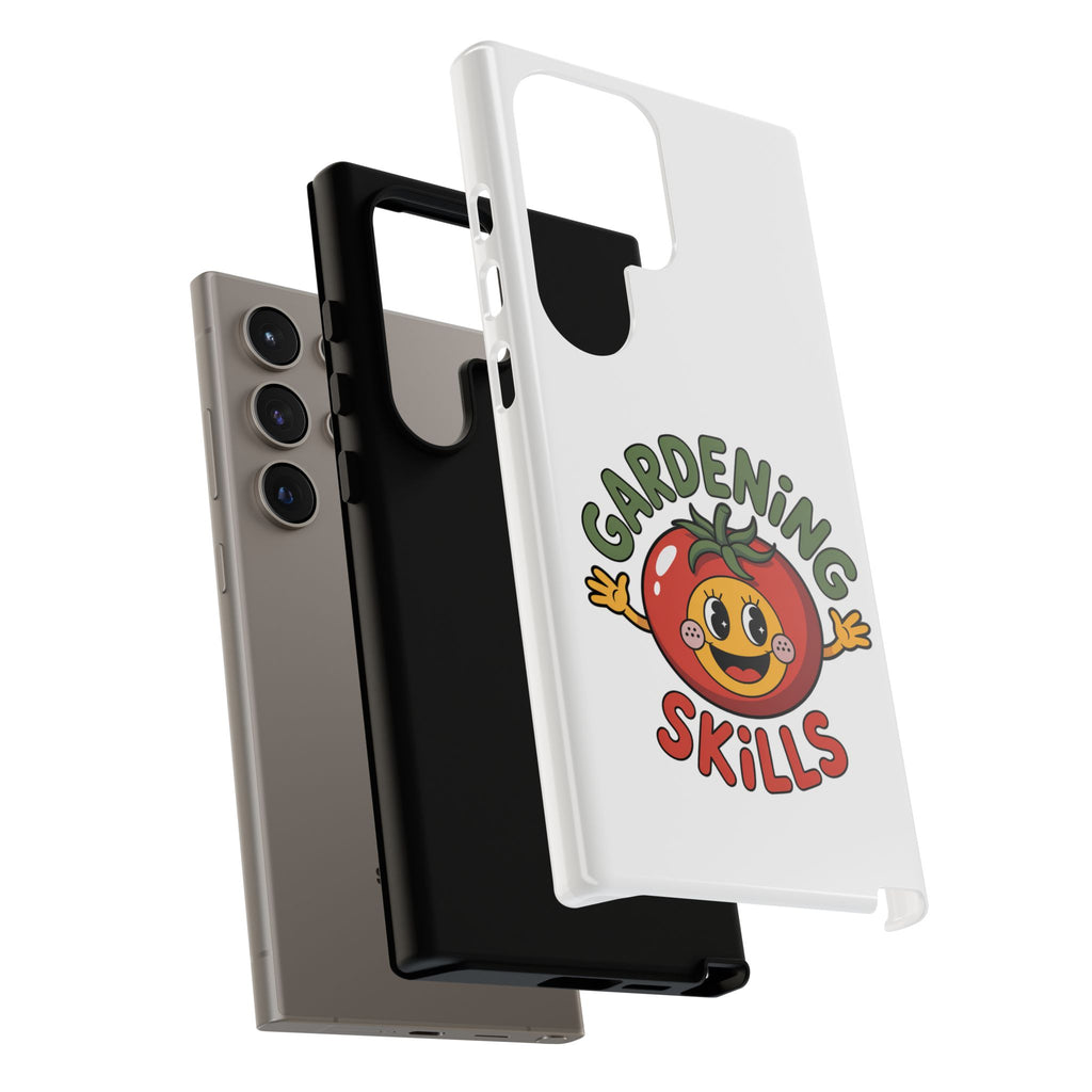 Gardening Skills Phone Case — Cute Tomato Plant Lover Protective Cover