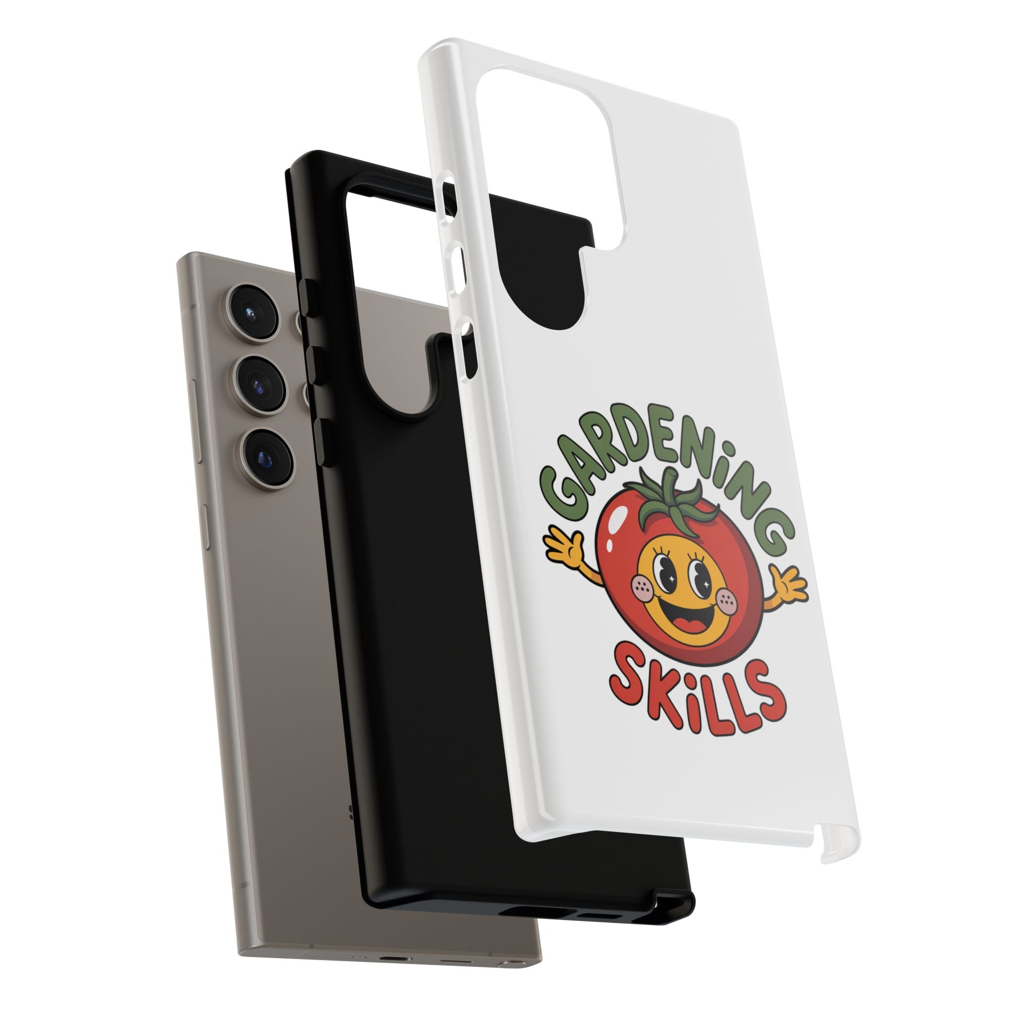 Gardening Skills Phone Case — Cute Tomato Plant Lover Protective Cover