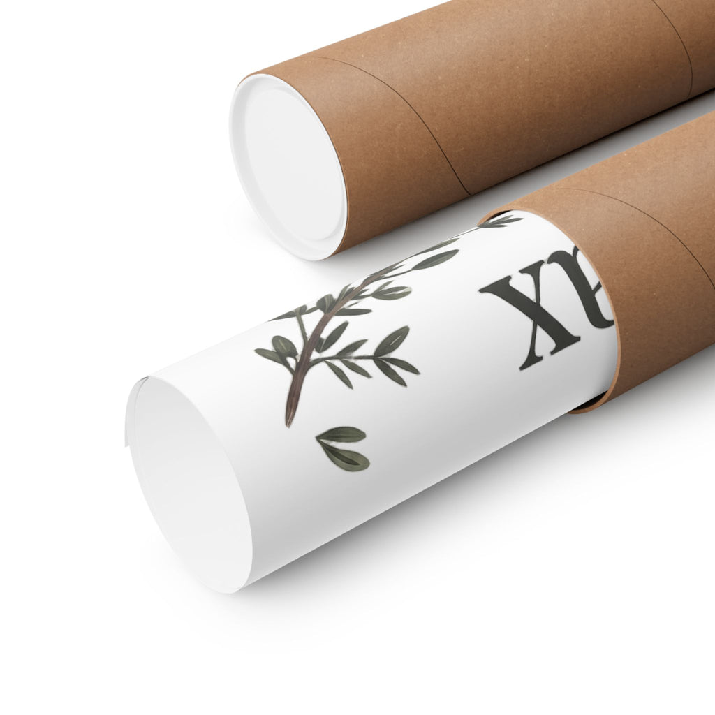 Thyme to Relax Botanical Poster — Calming Kitchen or Spa Wall Art