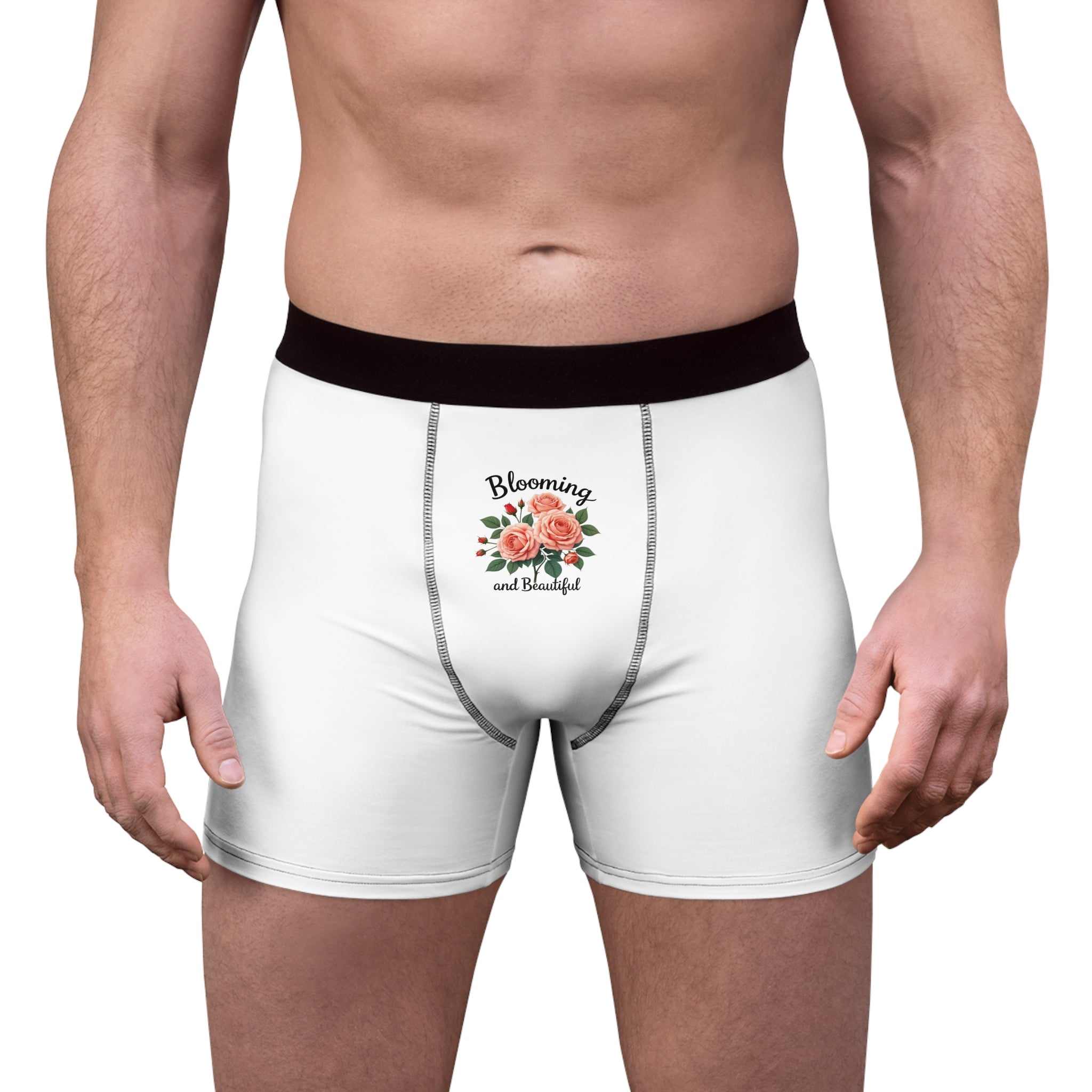 Blooming and Beautiful Boxer Briefs — Floral Men's Underwear