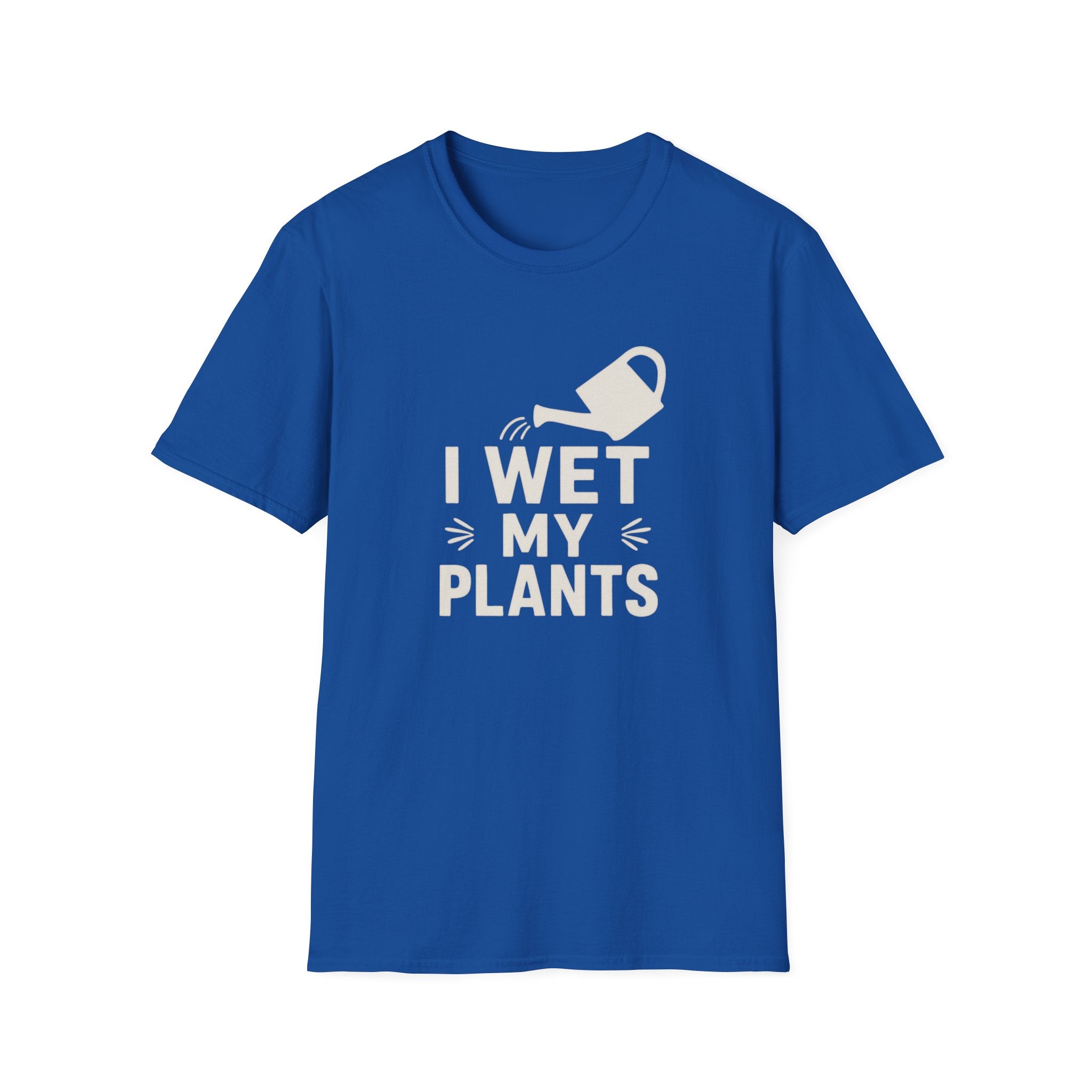 I Wet My Plants T-Shirt – Funny Gardening Tee with Watering Can Graphic