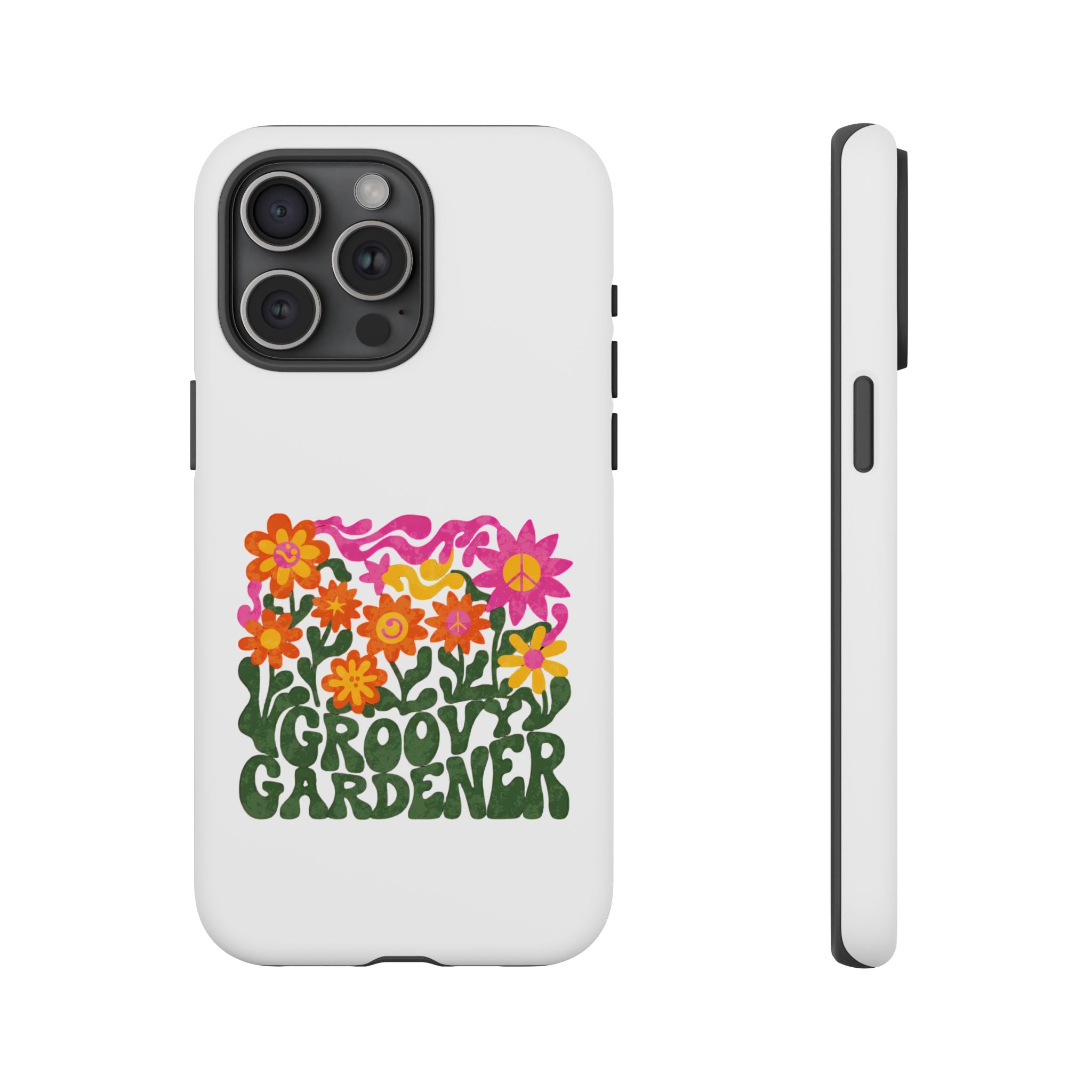 Groovy Gardener Phone Case - Retro Floral iPhone Cover