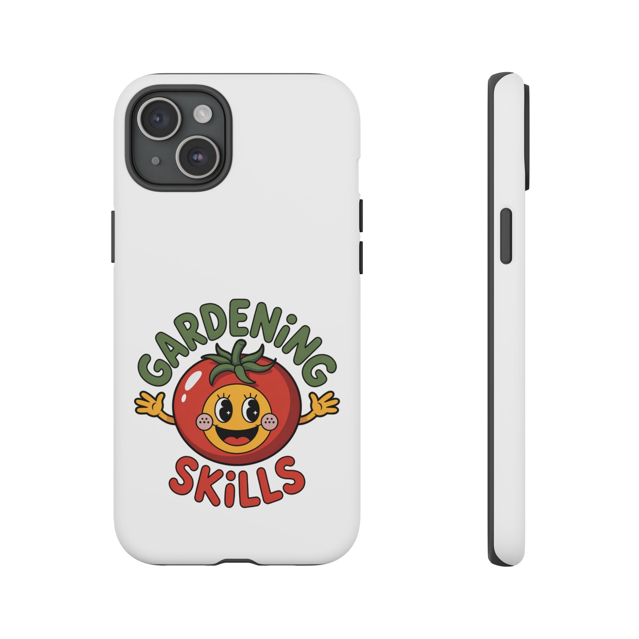 Gardening Skills Phone Case — Cute Tomato Plant Lover Protective Cover