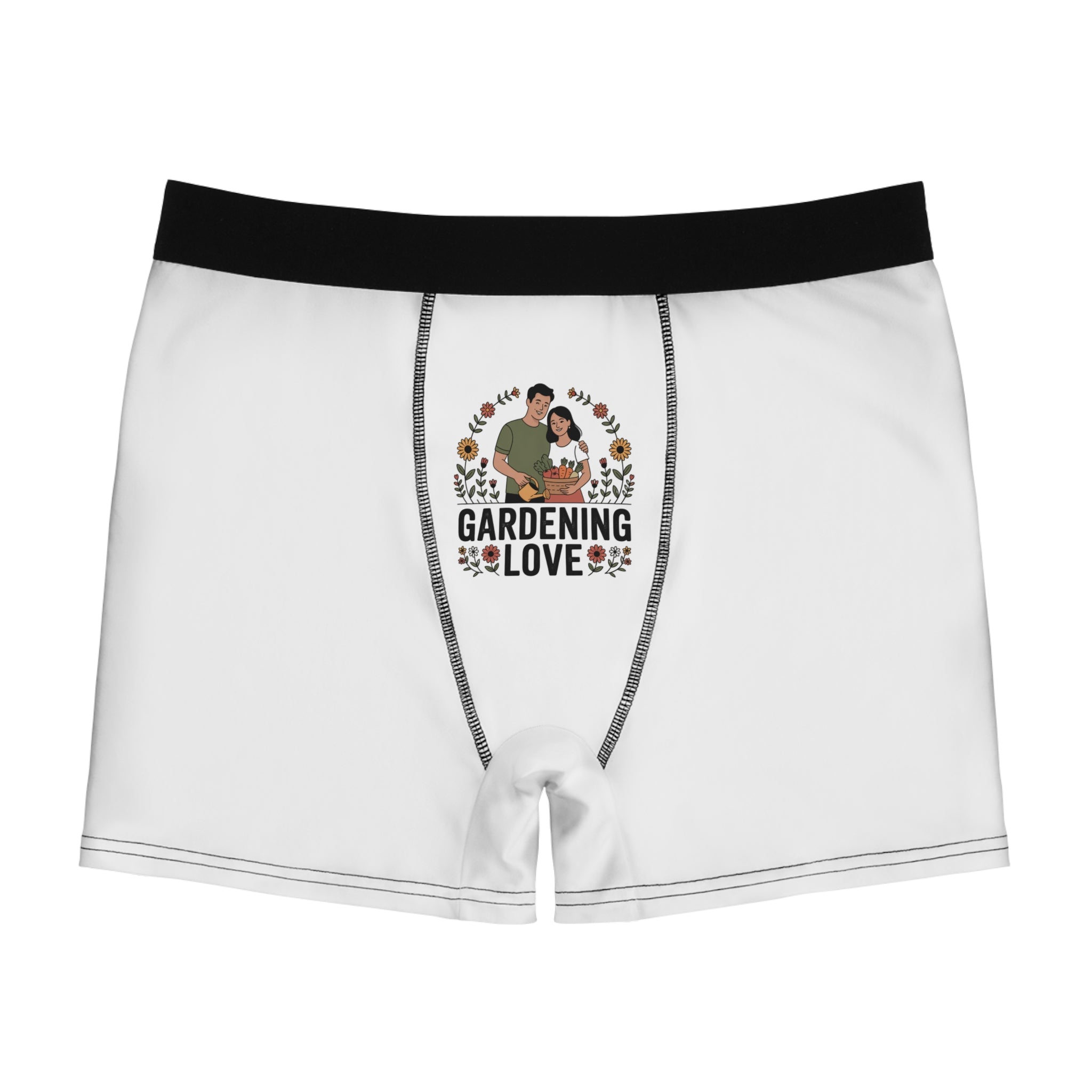 Gardening Love Boxer Briefs — Men's Gardeners' Comfort Underwear