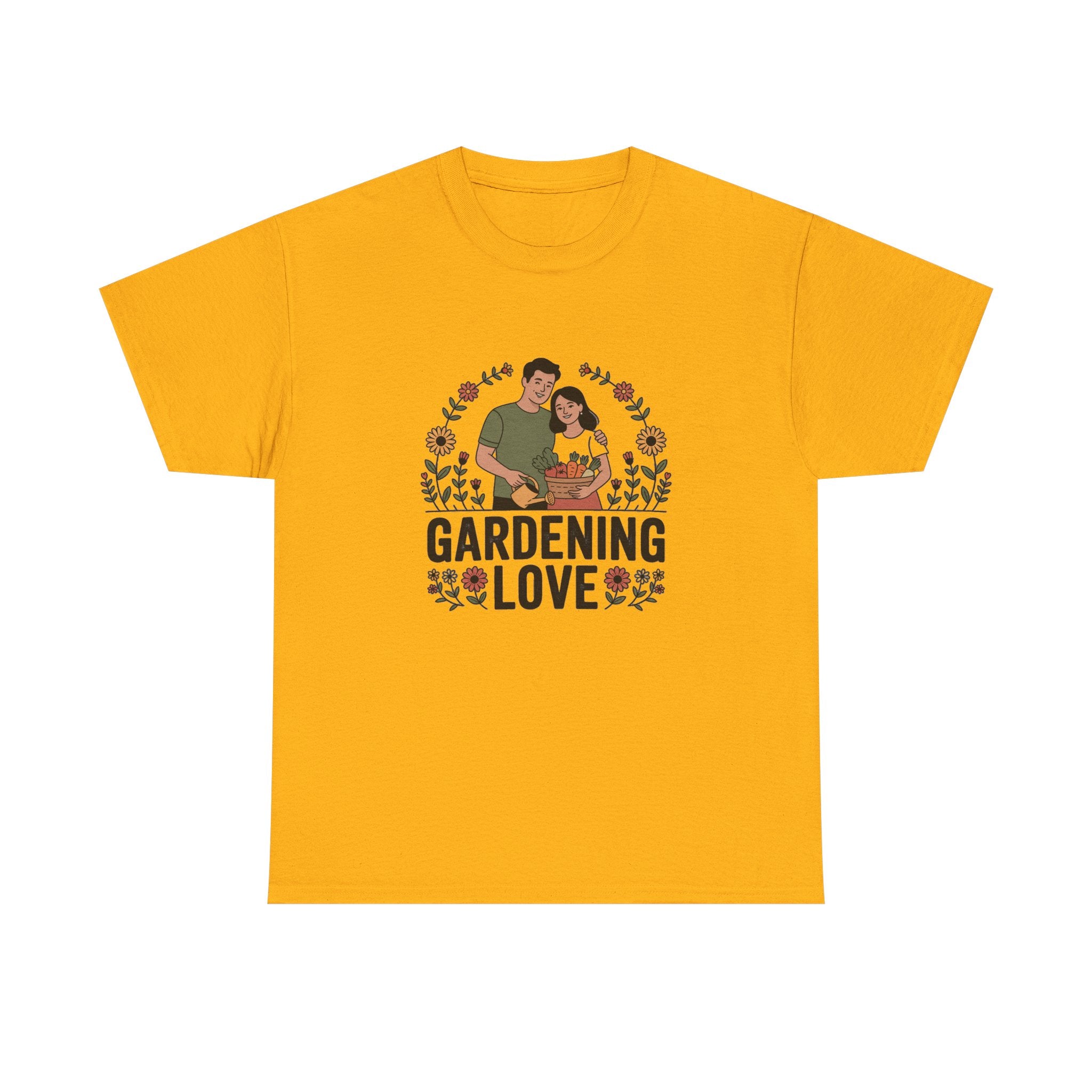 Gardening Love T-Shirt — Cute Couple Planting Graphic Tee