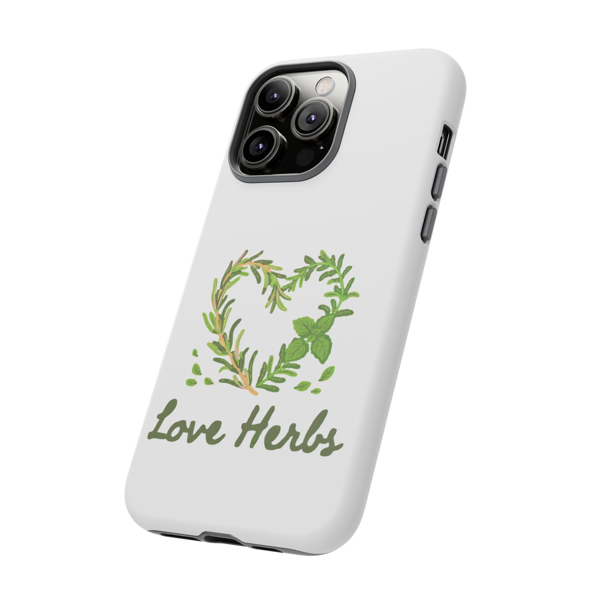 Herb Heart Phone Case - "Love Herbs" Botanical iPhone Cover