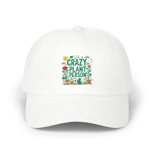 Crazy Plant Person Cap — Floral Gardening Baseball Hat for Plant Lovers