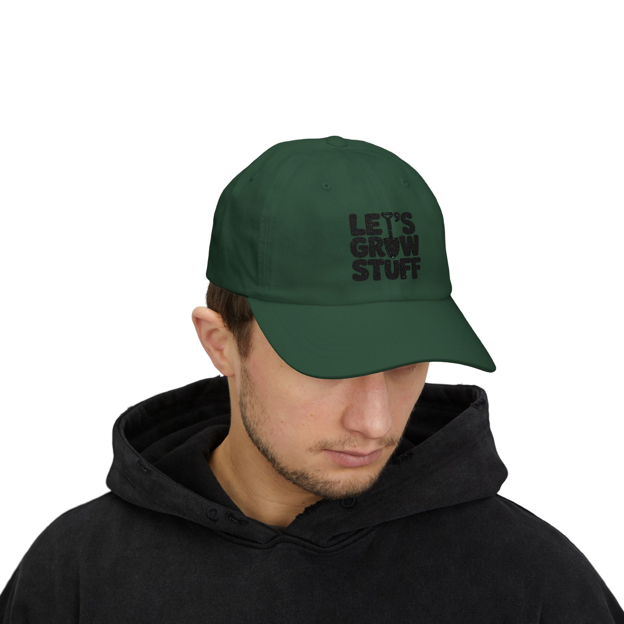 Let's Grow Stuff Dad Cap — Gardening Hat for Plant Lovers