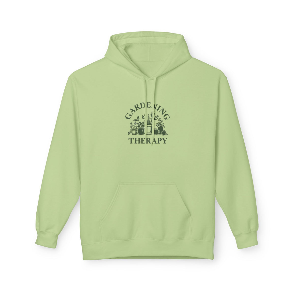 Gardening Therapy Hoodie — 'Gardening Therapy' Floral Graphic Hoodie