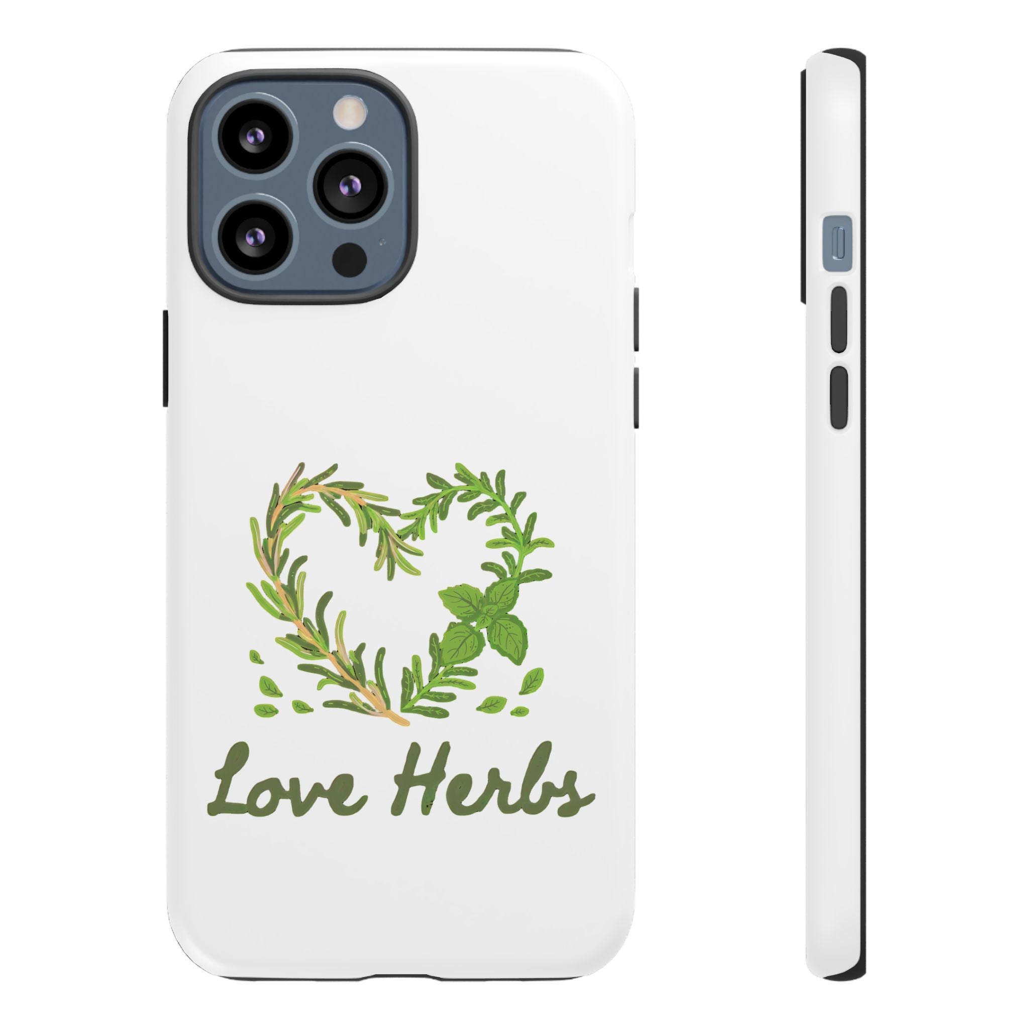 Herb Heart Phone Case - "Love Herbs" Botanical iPhone Cover
