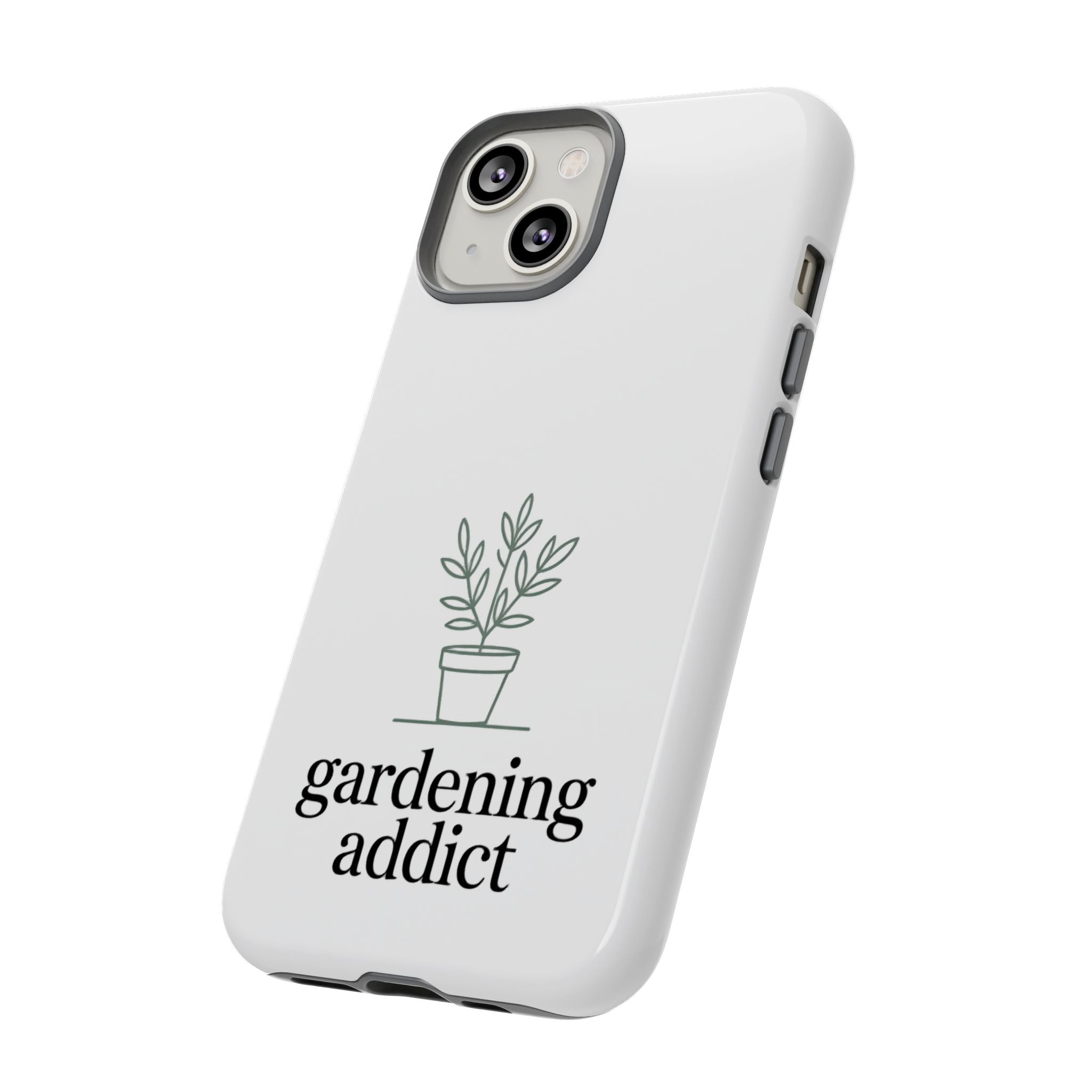 Phone Case — 'gardening addict' Minimal Plant Design