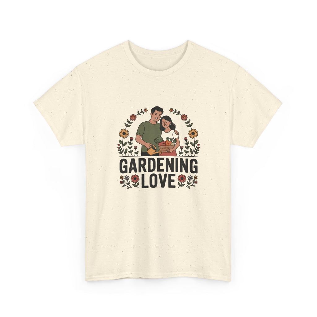 Gardening Love T-Shirt — Cute Couple Planting Graphic Tee