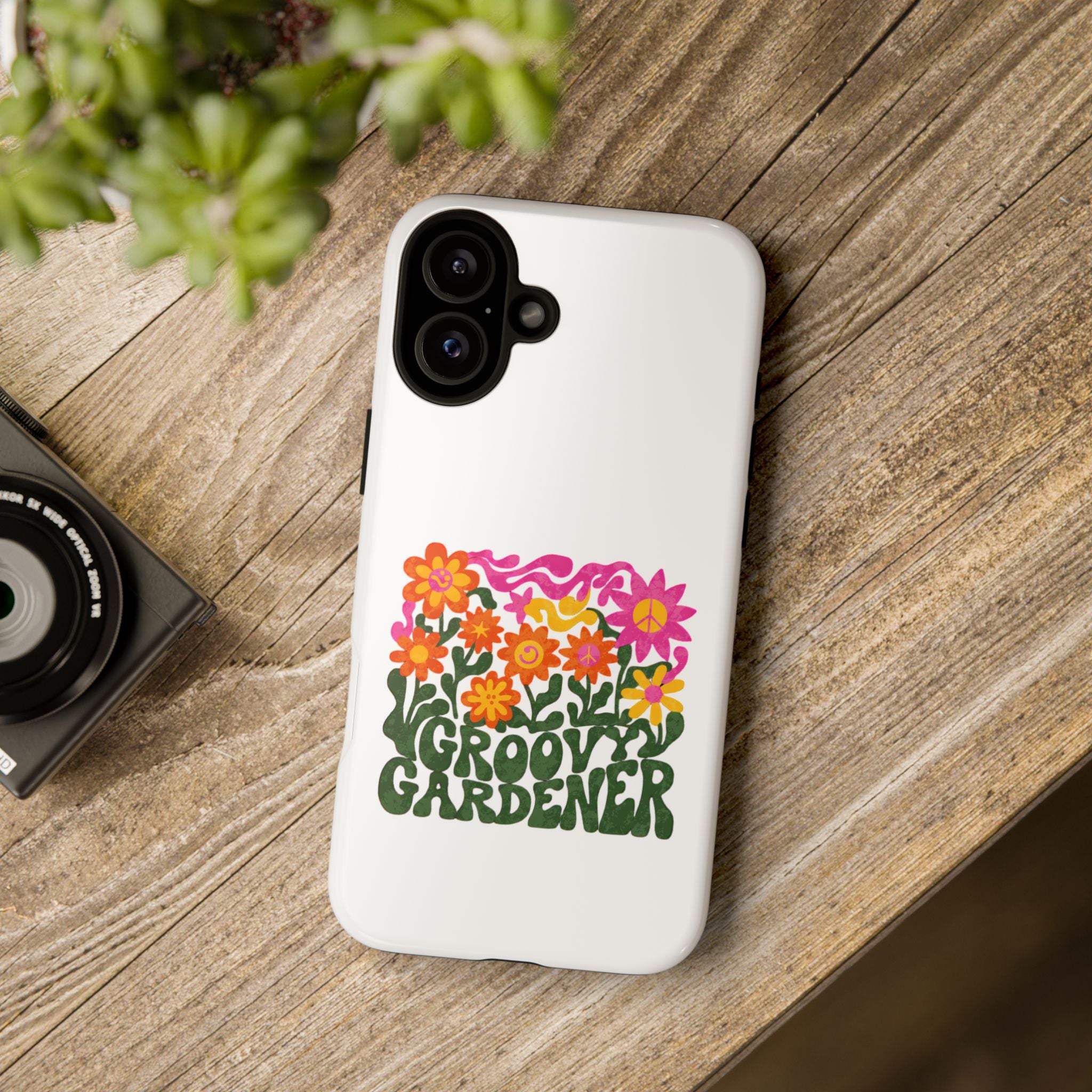 Groovy Gardener Phone Case - Retro Floral iPhone Cover