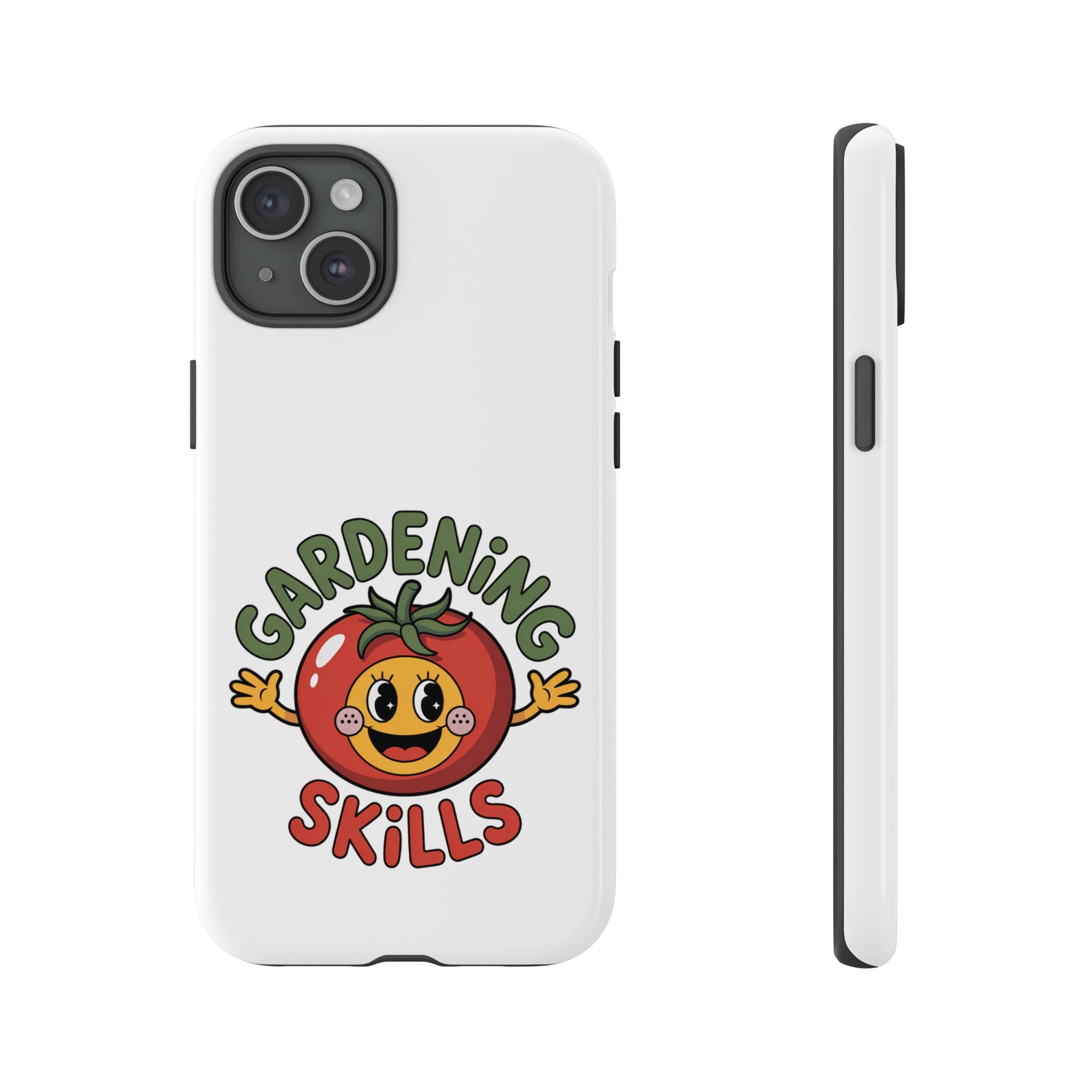 Gardening Skills Phone Case — Cute Tomato Plant Lover Protective Cover