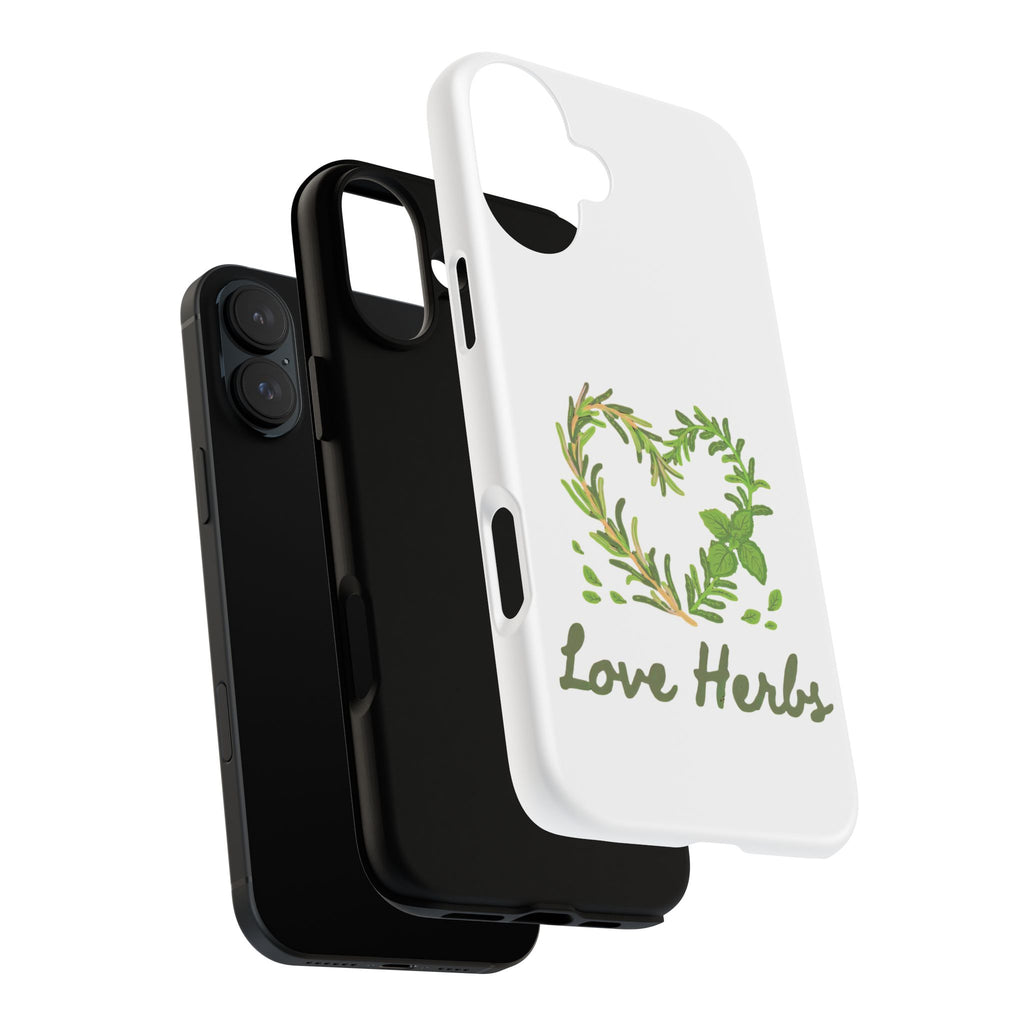Herb Heart Phone Case - "Love Herbs" Botanical iPhone Cover