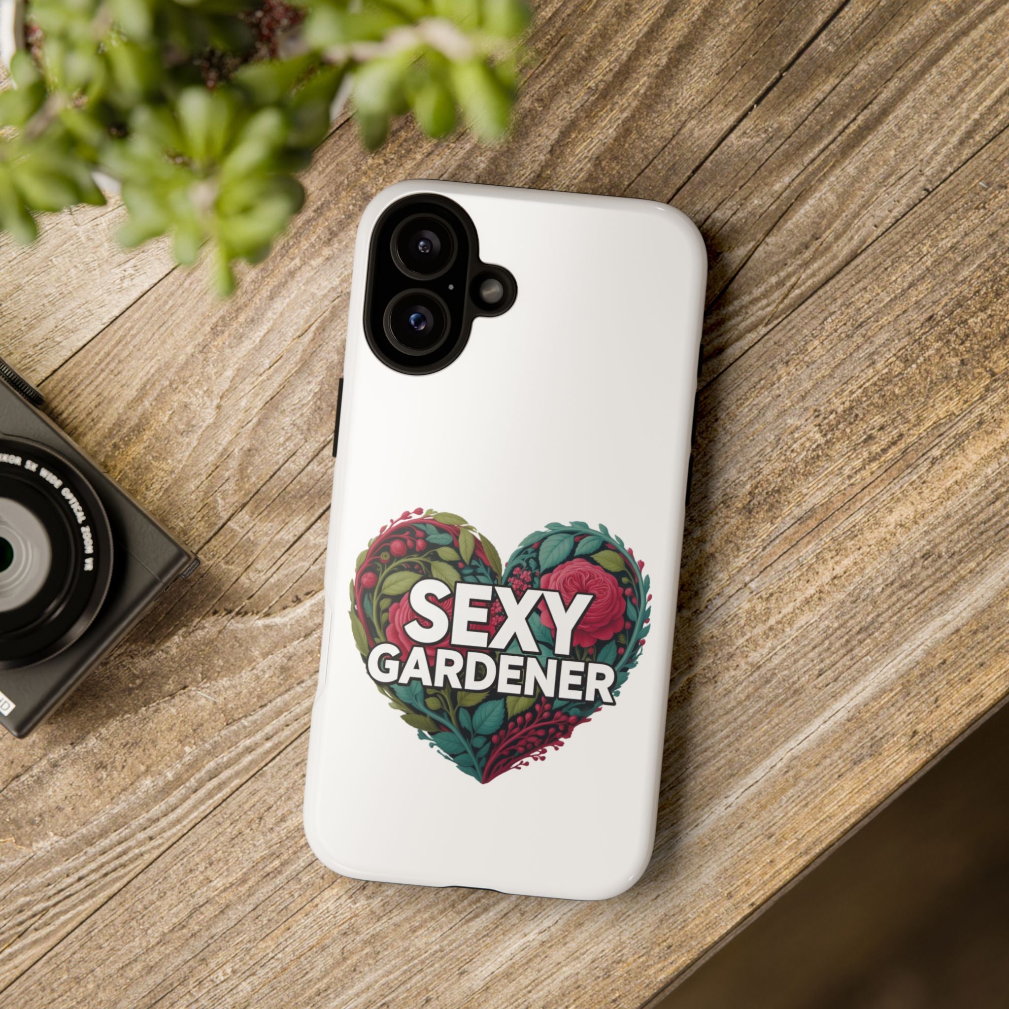 Sexy Gardener Phone Case — Floral Heart Garden Lover Tough Case