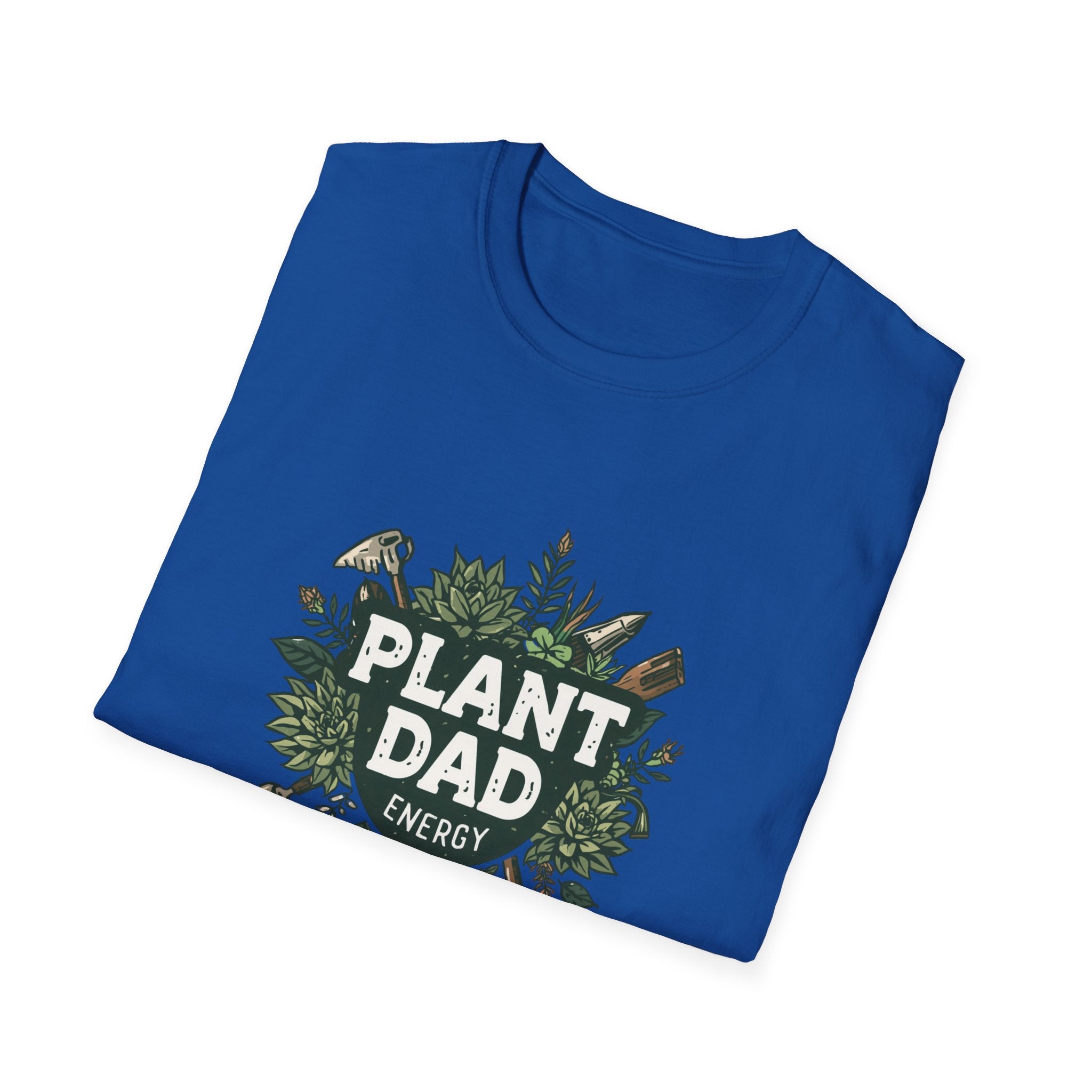 Plant Dad T-Shirt — Funny Gardener Shirt with Botanical Tools