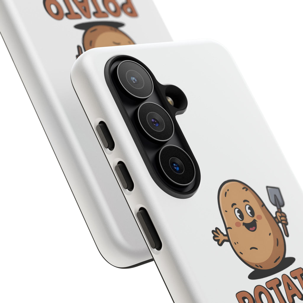Phone Case — "Potato Digging Love" Cute Gardening Cartoon Protective Cover