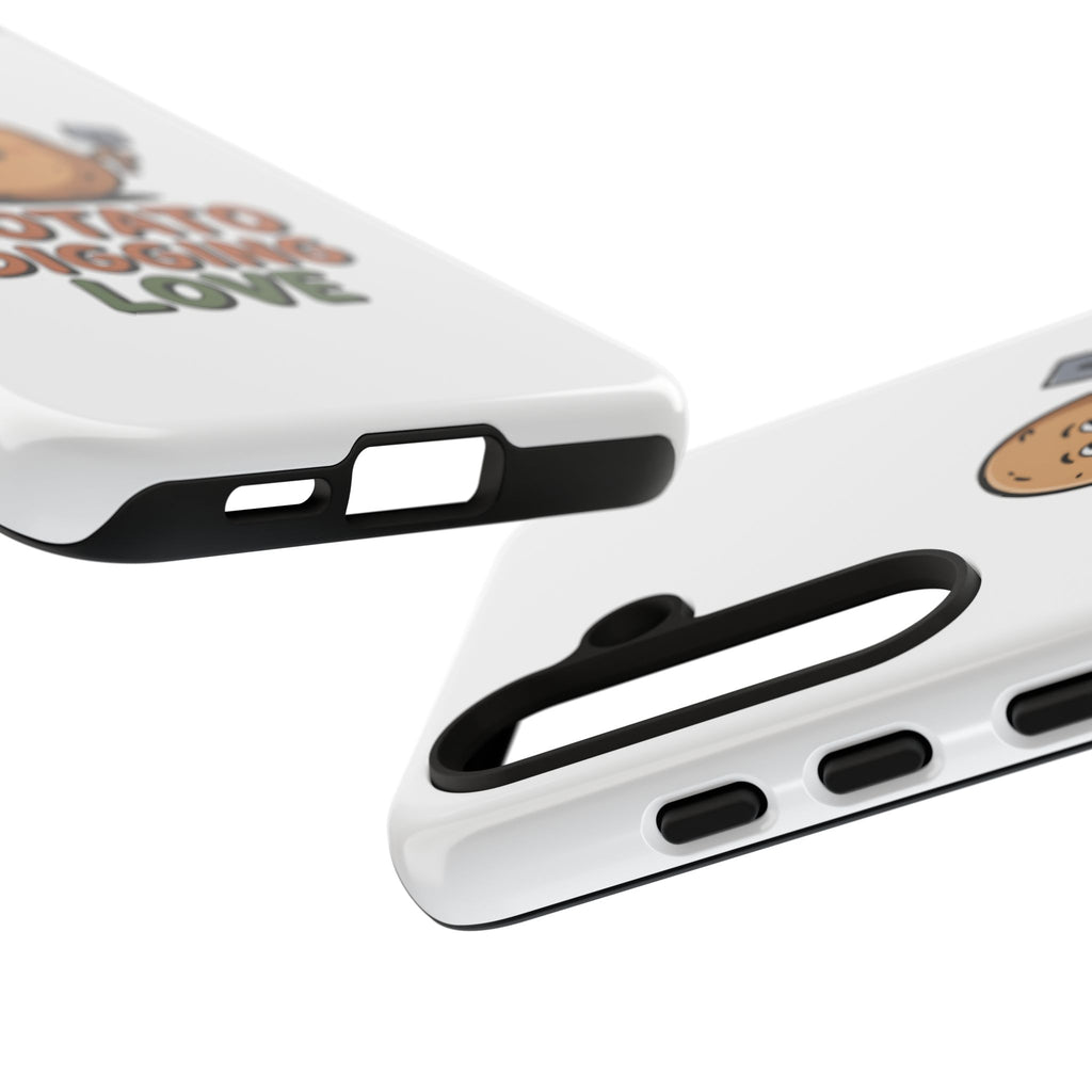 Phone Case — "Potato Digging Love" Cute Gardening Cartoon Protective Cover