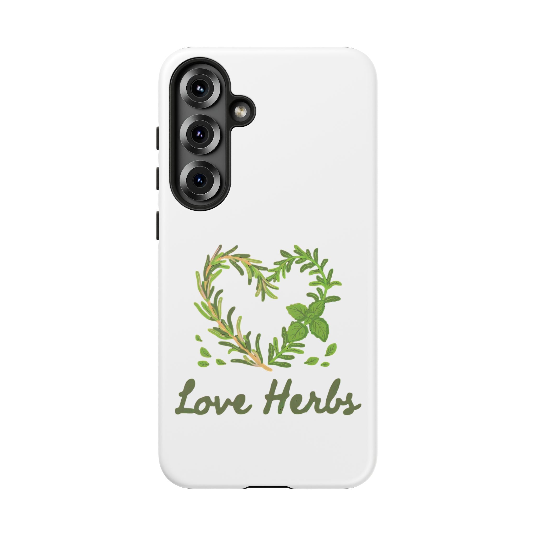 Herb Heart Phone Case - "Love Herbs" Botanical iPhone Cover