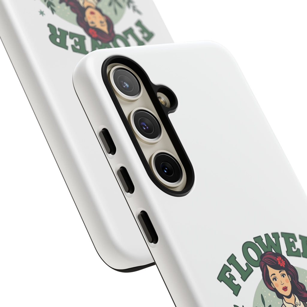 Phone Case - 'Flower Power' Retro Gardener Floral Protective Case