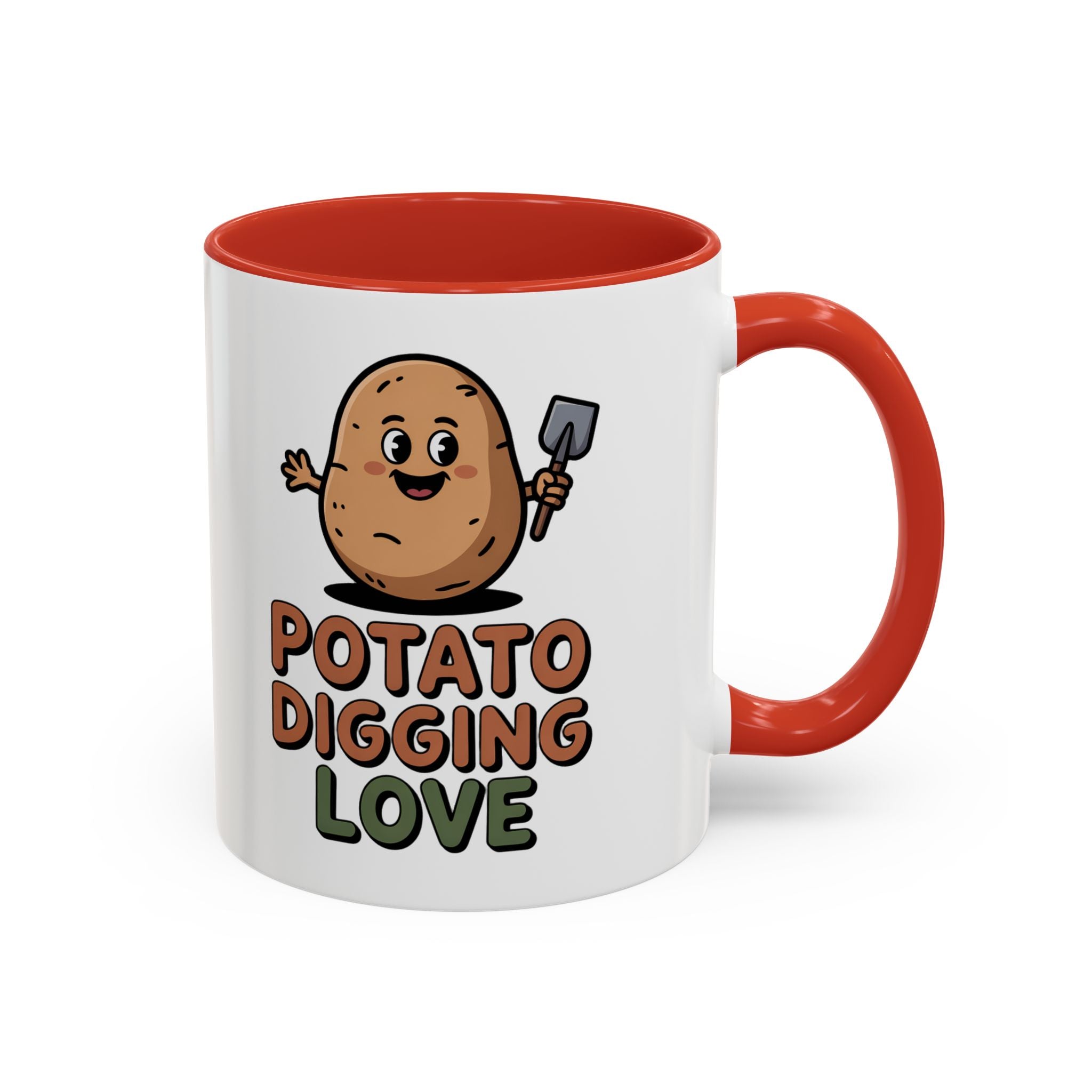 Potato Digging Love Coffee Mug — Cute Gardening Mug (11/15oz)
