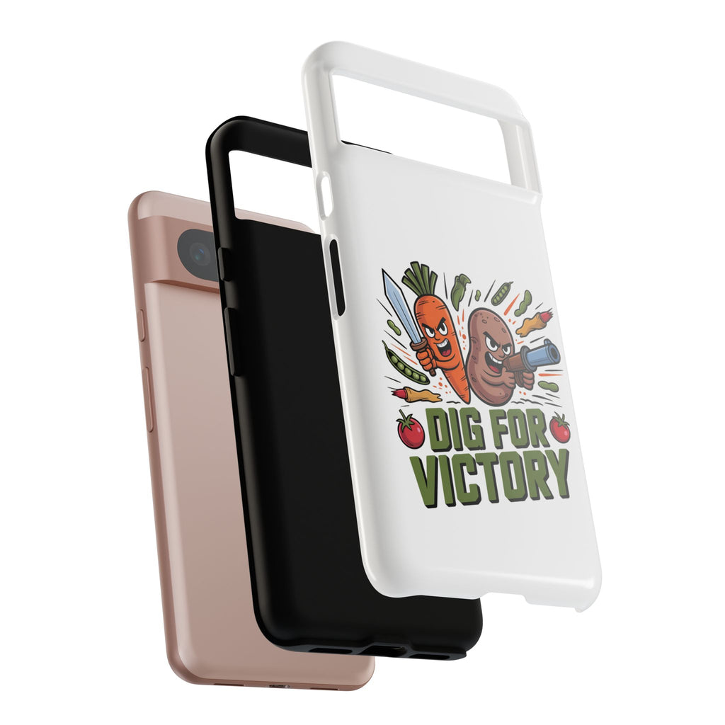 Phone Case — 'Dig For Victory' Veggie Combat Garden Design