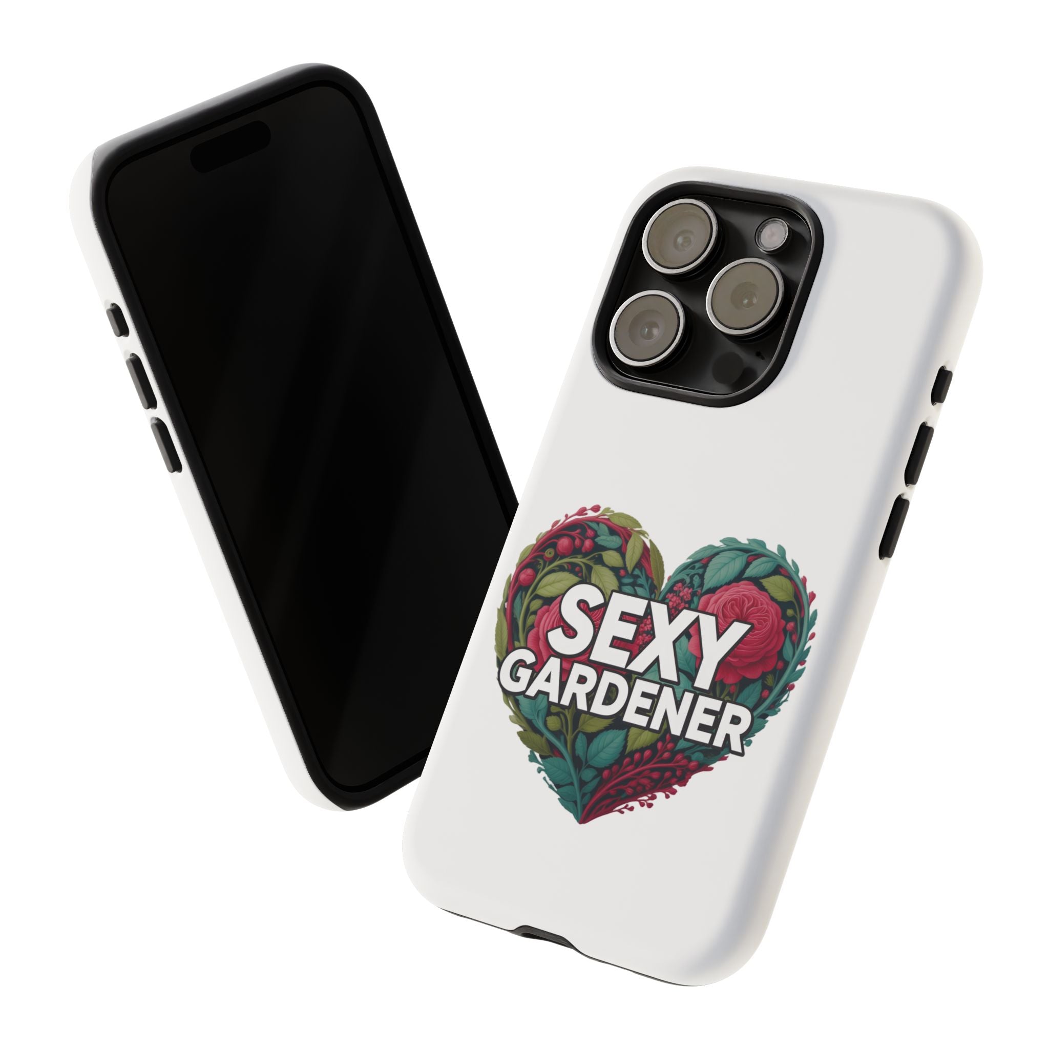 Sexy Gardener Phone Case — Floral Heart Garden Lover Tough Case