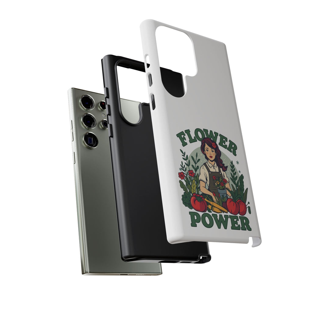 Phone Case - 'Flower Power' Retro Gardener Floral Protective Case