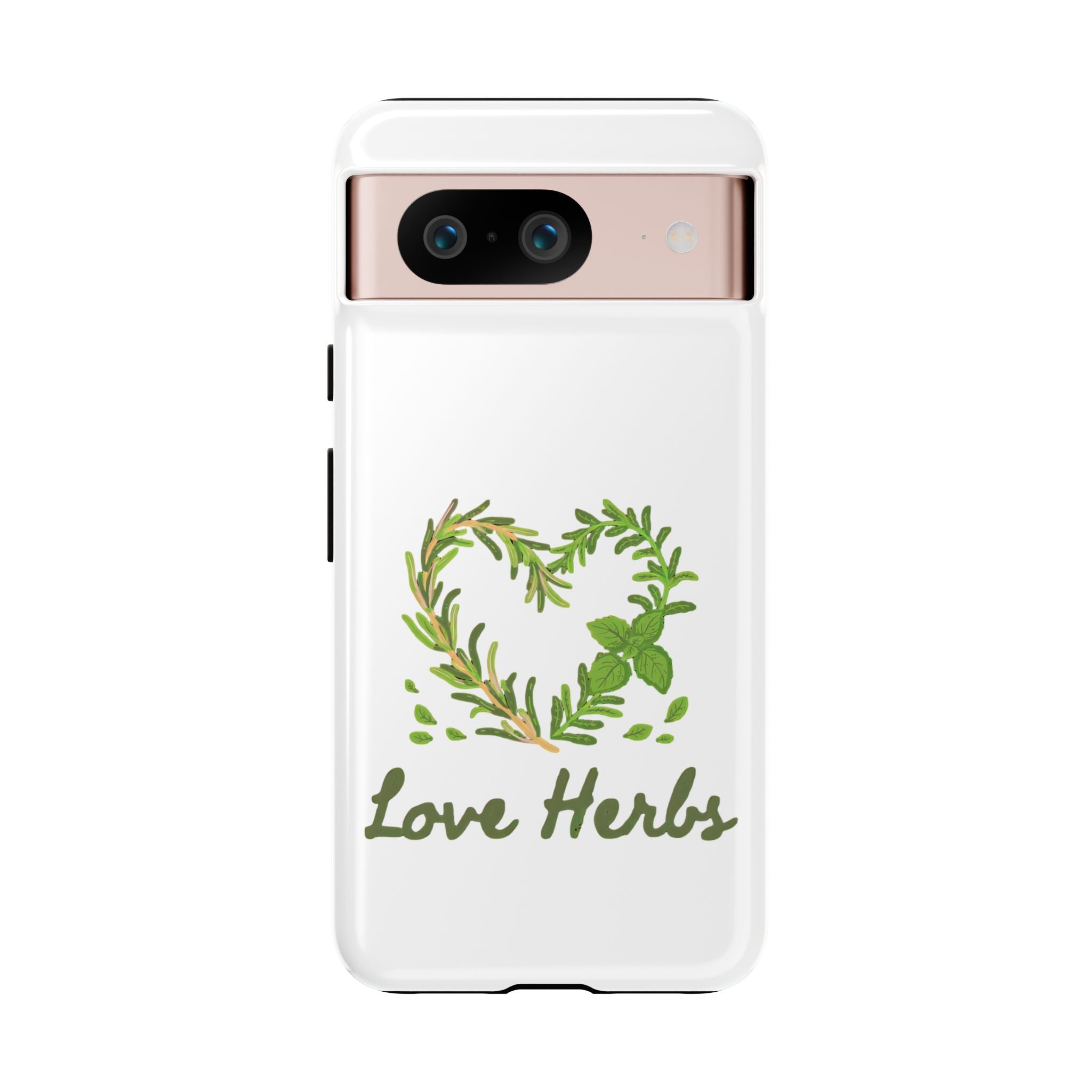 Herb Heart Phone Case - "Love Herbs" Botanical iPhone Cover