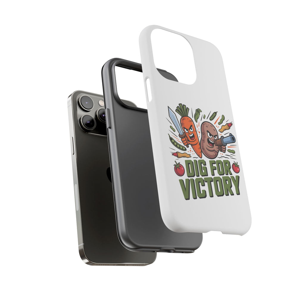 Phone Case — 'Dig For Victory' Veggie Combat Garden Design