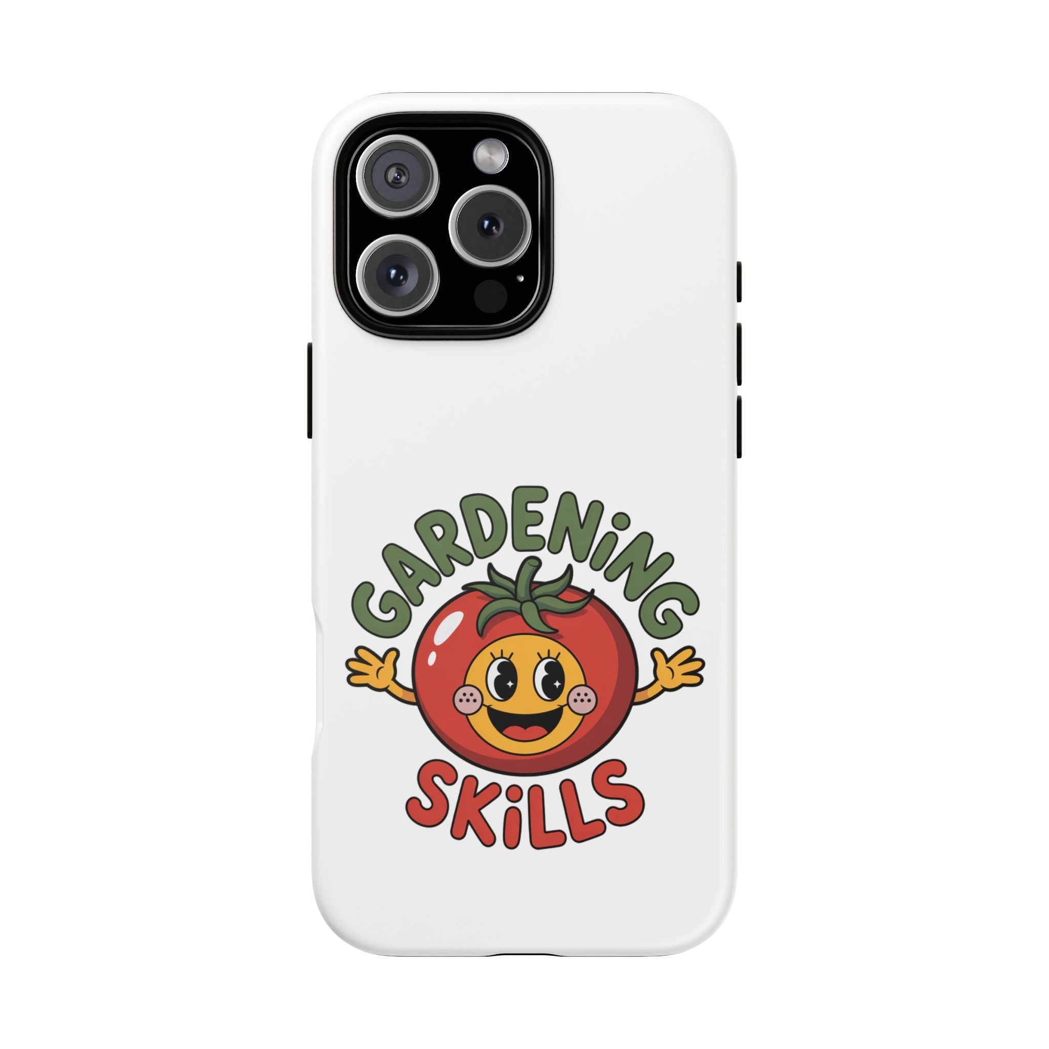 Gardening Skills Phone Case — Cute Tomato Plant Lover Protective Cover