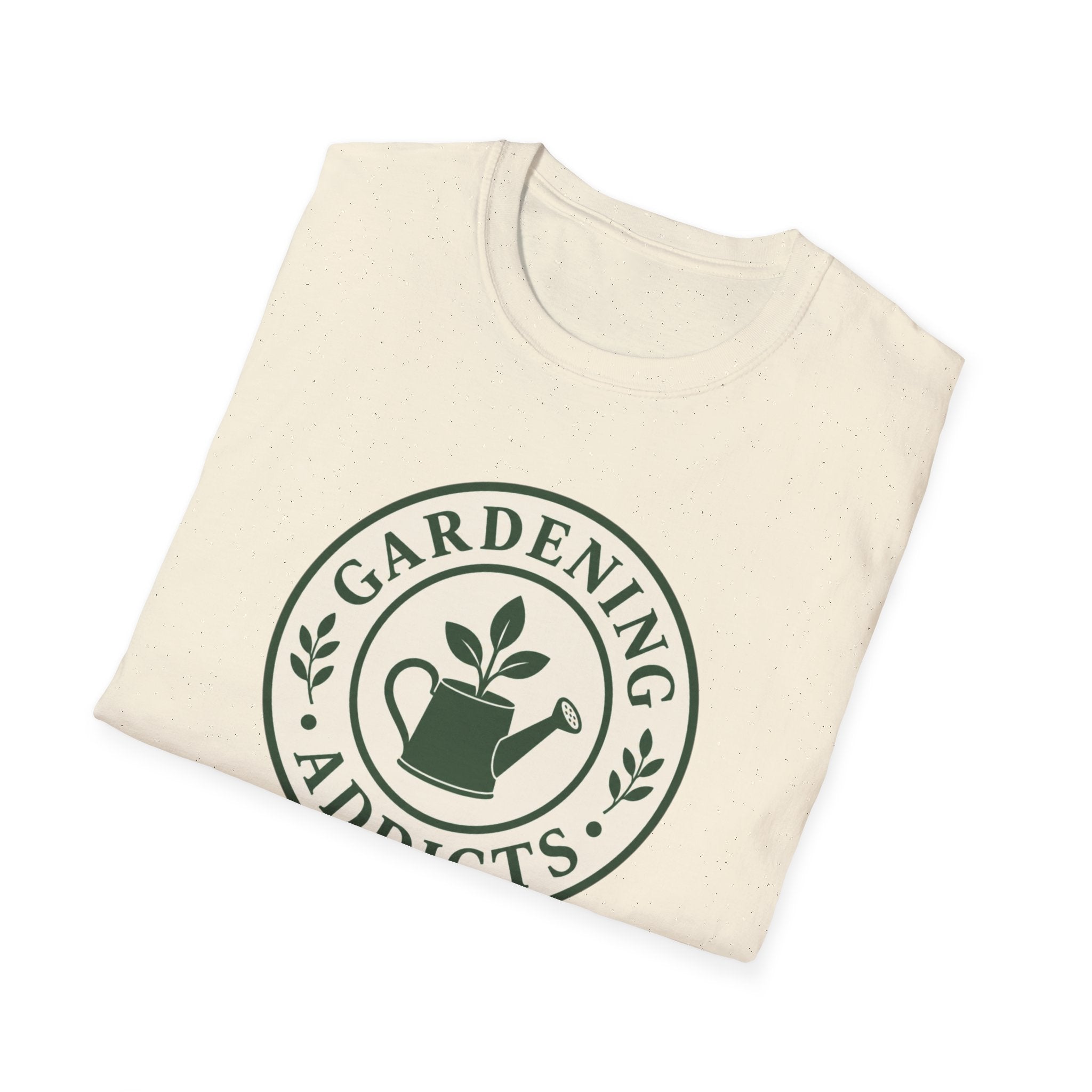 Gardening Addicts T-Shirt — Vintage Watering Can Plant Logo