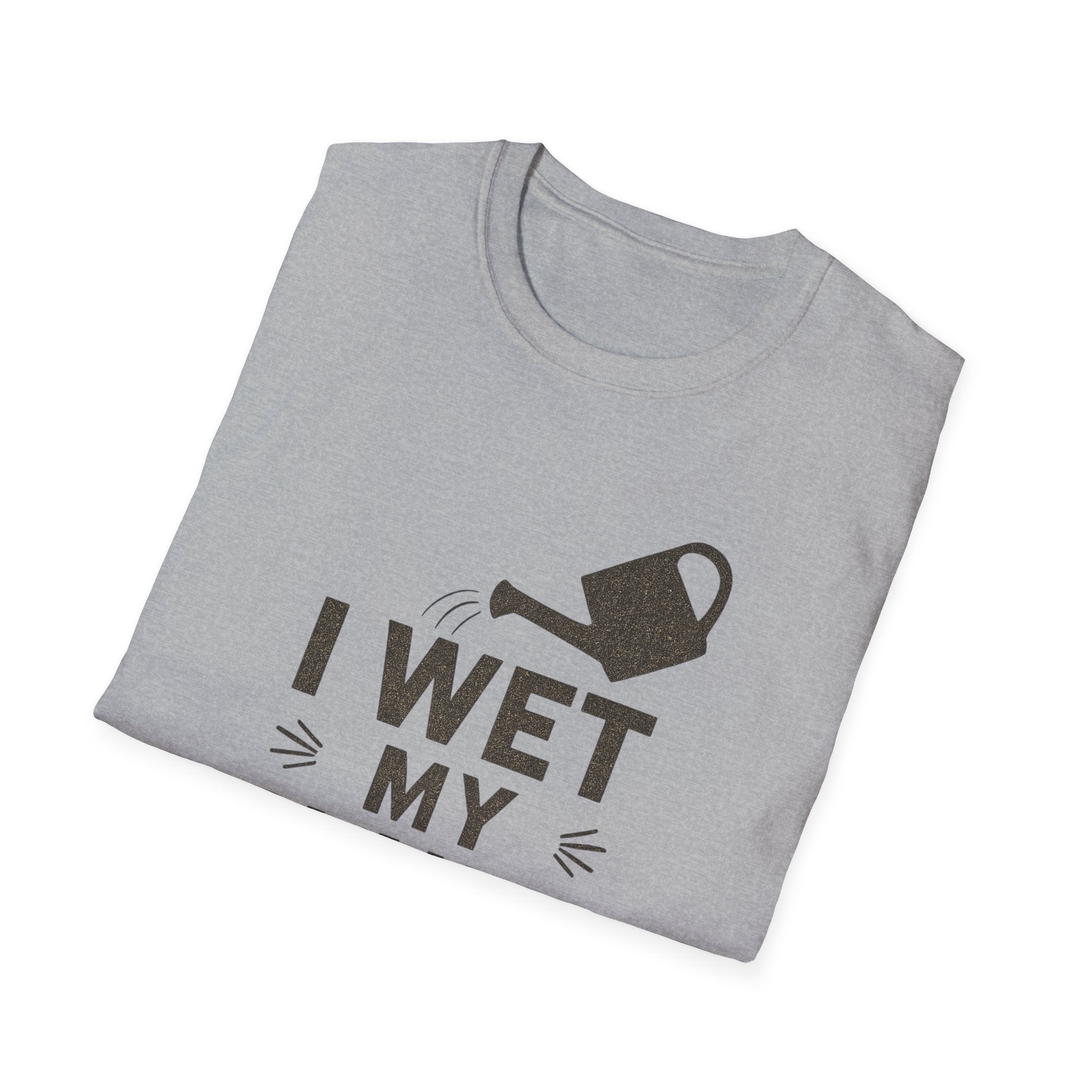 I Wet My Plants T-Shirt – Funny Gardening Tee with Watering Can Graphic
