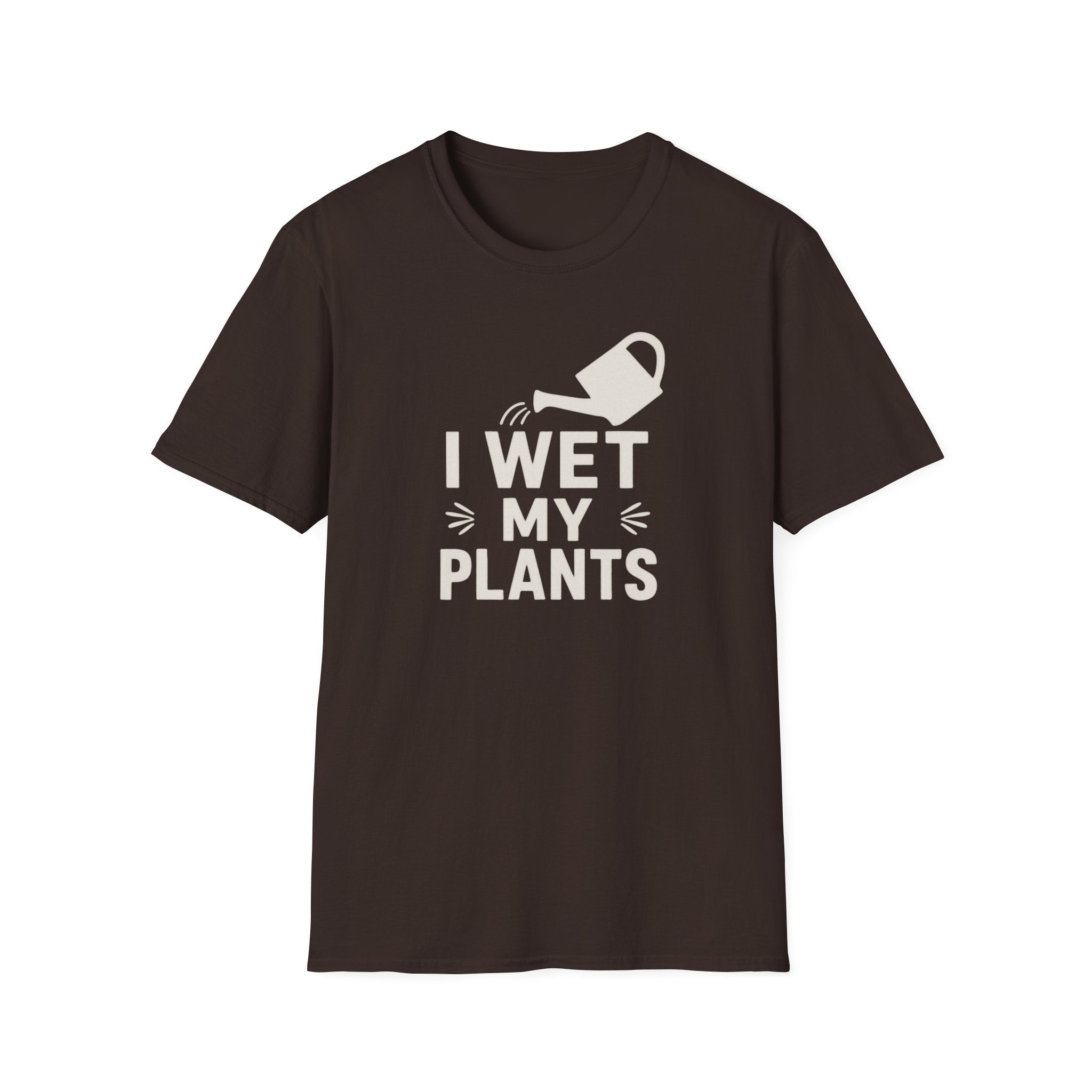 I Wet My Plants T-Shirt – Funny Gardening Tee with Watering Can Graphic