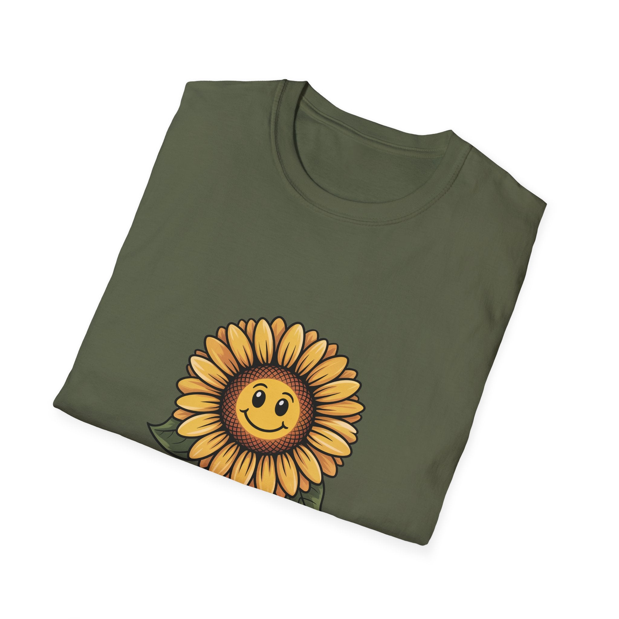 Gardening Skills T-Shirt — Cute Smiling Sunflower Garden Tee