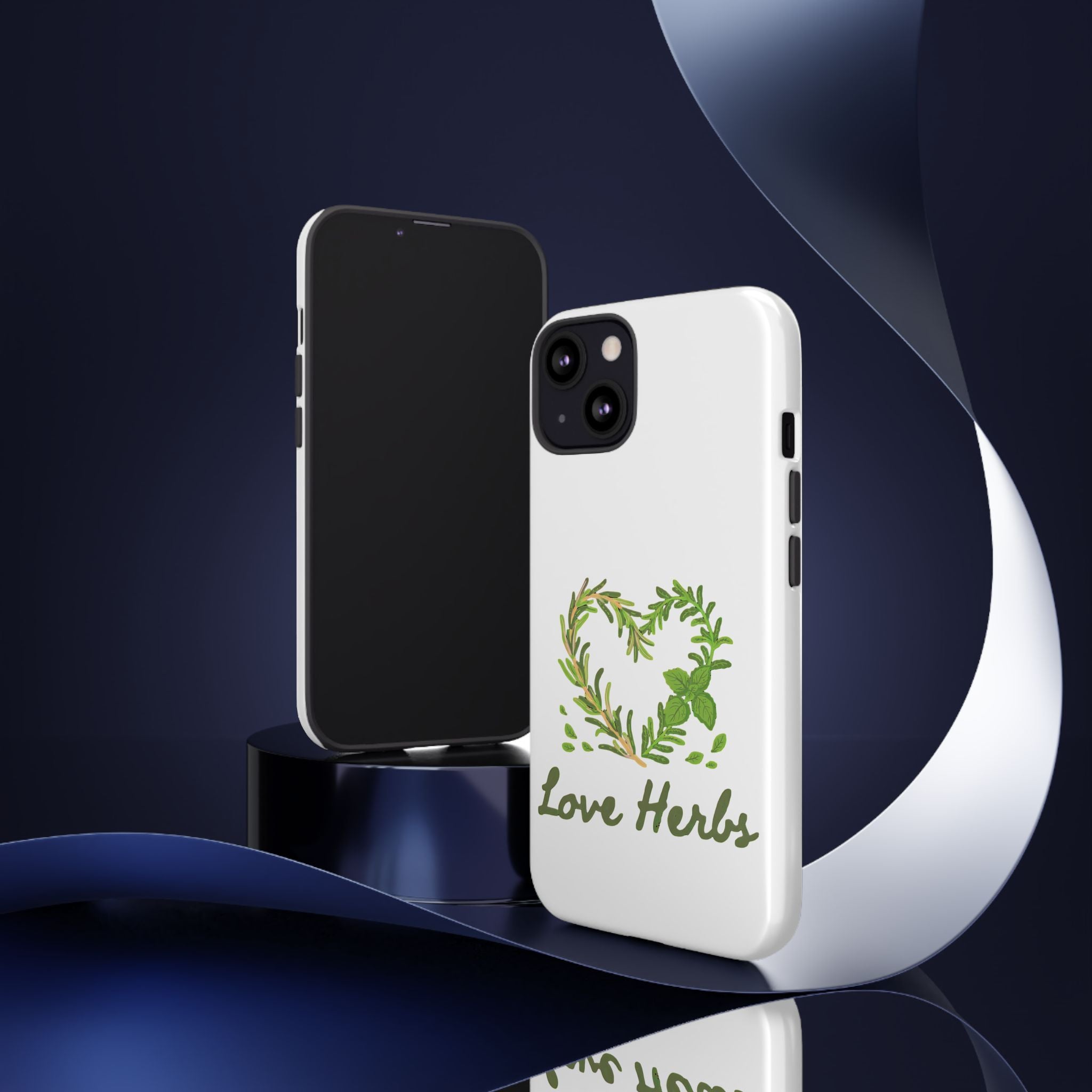 Herb Heart Phone Case - "Love Herbs" Botanical iPhone Cover