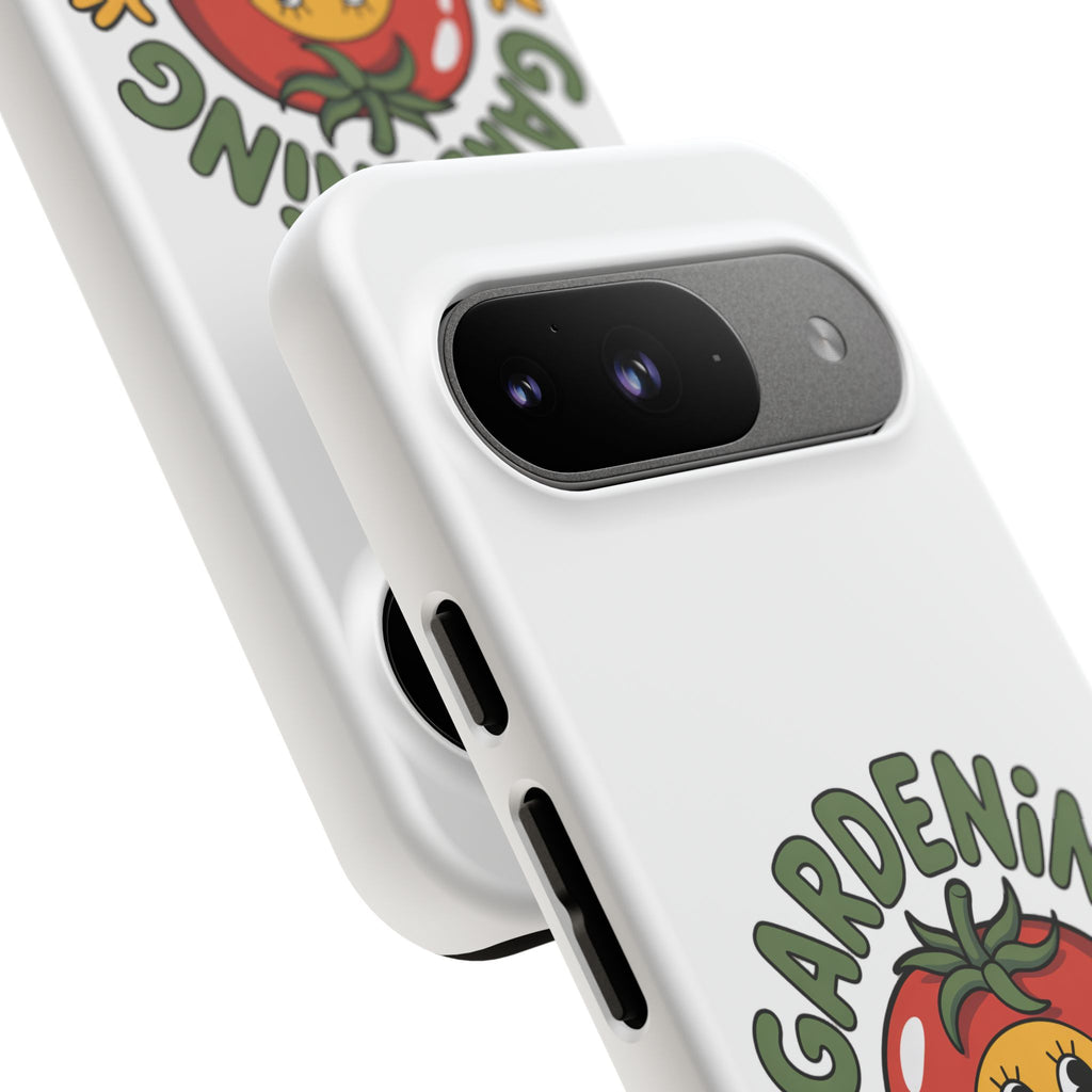 Gardening Skills Phone Case — Cute Tomato Plant Lover Protective Cover