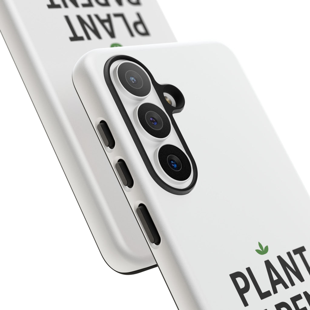 Plant Parent Tough Phone Case – Minimalist Plant Lover Protective Cover