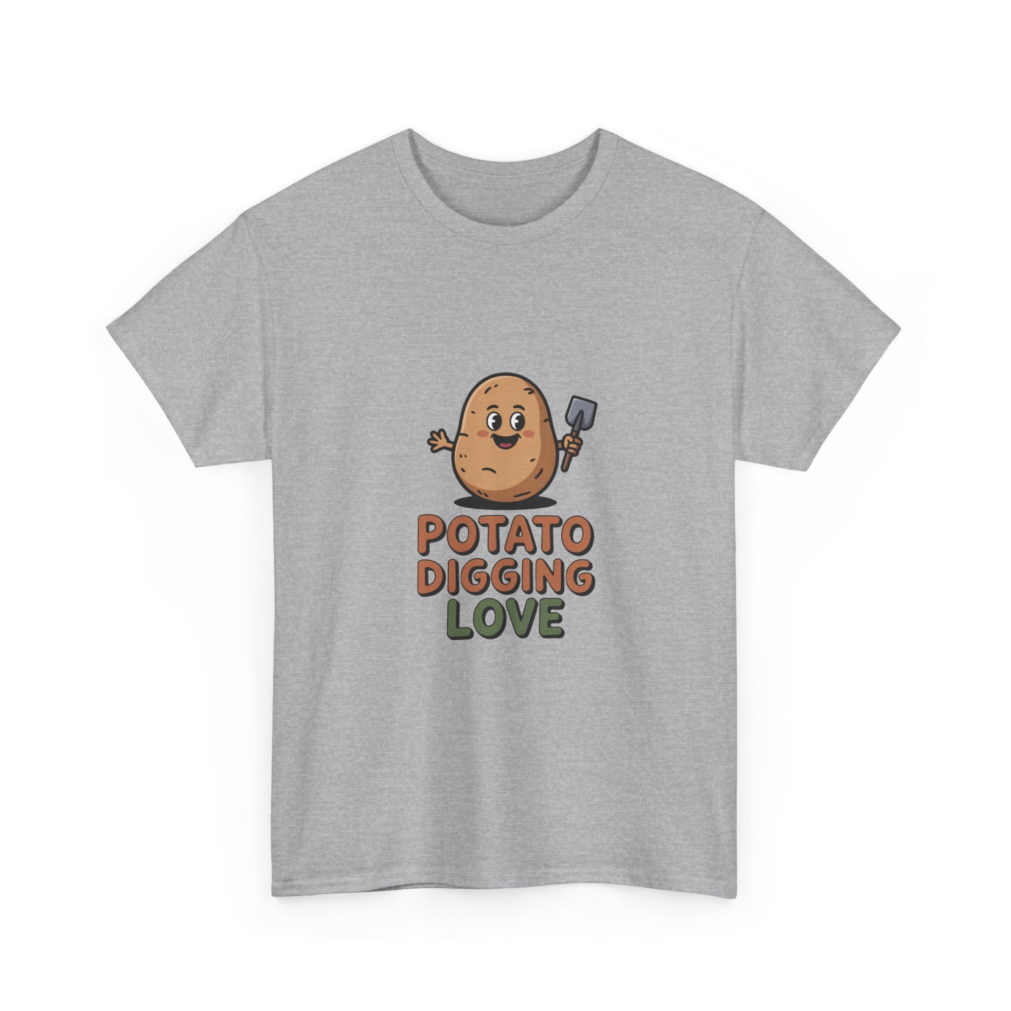 T-Shirt — "Potato Digging Love" Cute Gardening Veggie Tee