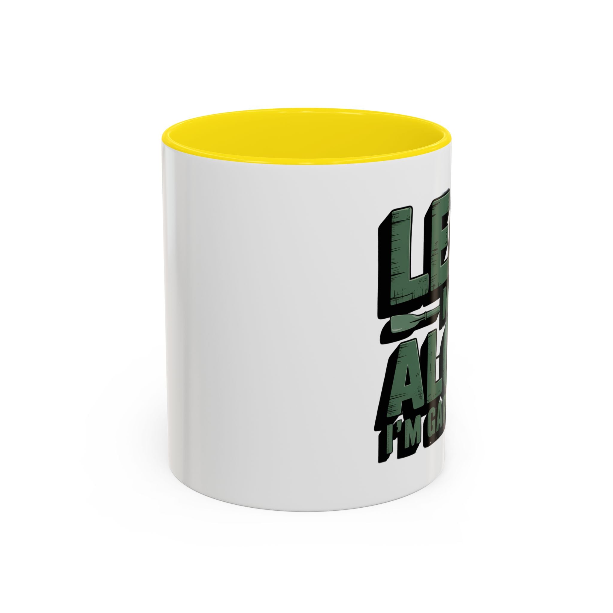 Gardening Mug — "Leaf Me Alone, I’m Gardening" Accent Coffee Cup