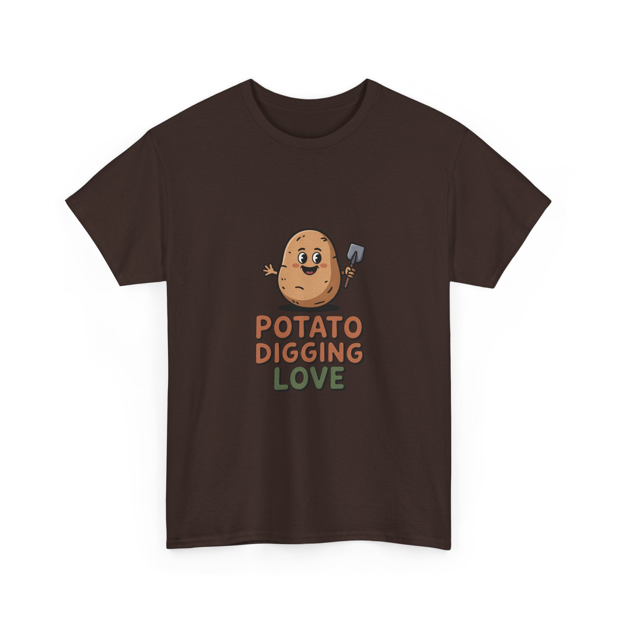 T-Shirt — "Potato Digging Love" Cute Gardening Veggie Tee