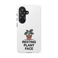 Phone Case — “Resting Plant Face” Cute Potted Plant Protective Case
