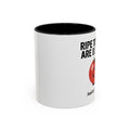 Ripe Tomatoes Are Beautiful Coffee Mug — Audrey Hepburn Quote Accent Mug