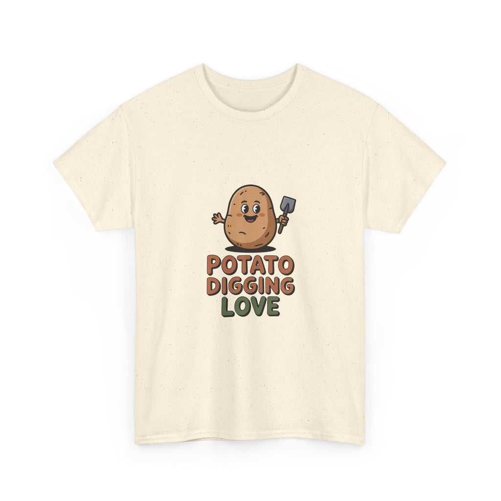 T-Shirt — "Potato Digging Love" Cute Gardening Veggie Tee