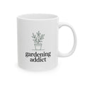 Gardening Addict Ceramic Mug — Minimal Potted Plant (11oz & 15oz)