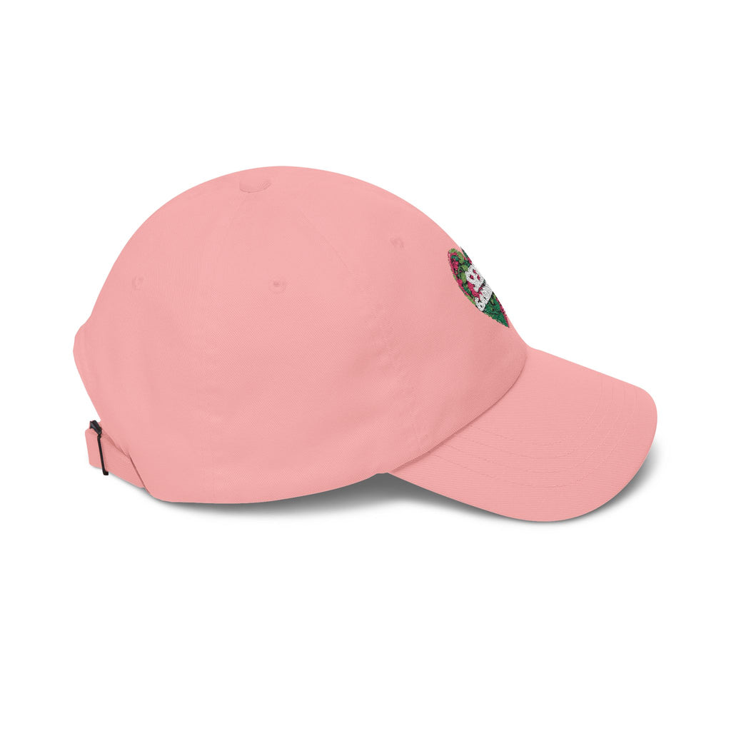 Classic Dad Cap — "Sexy Gardener" Floral Heart Embroidered Hat